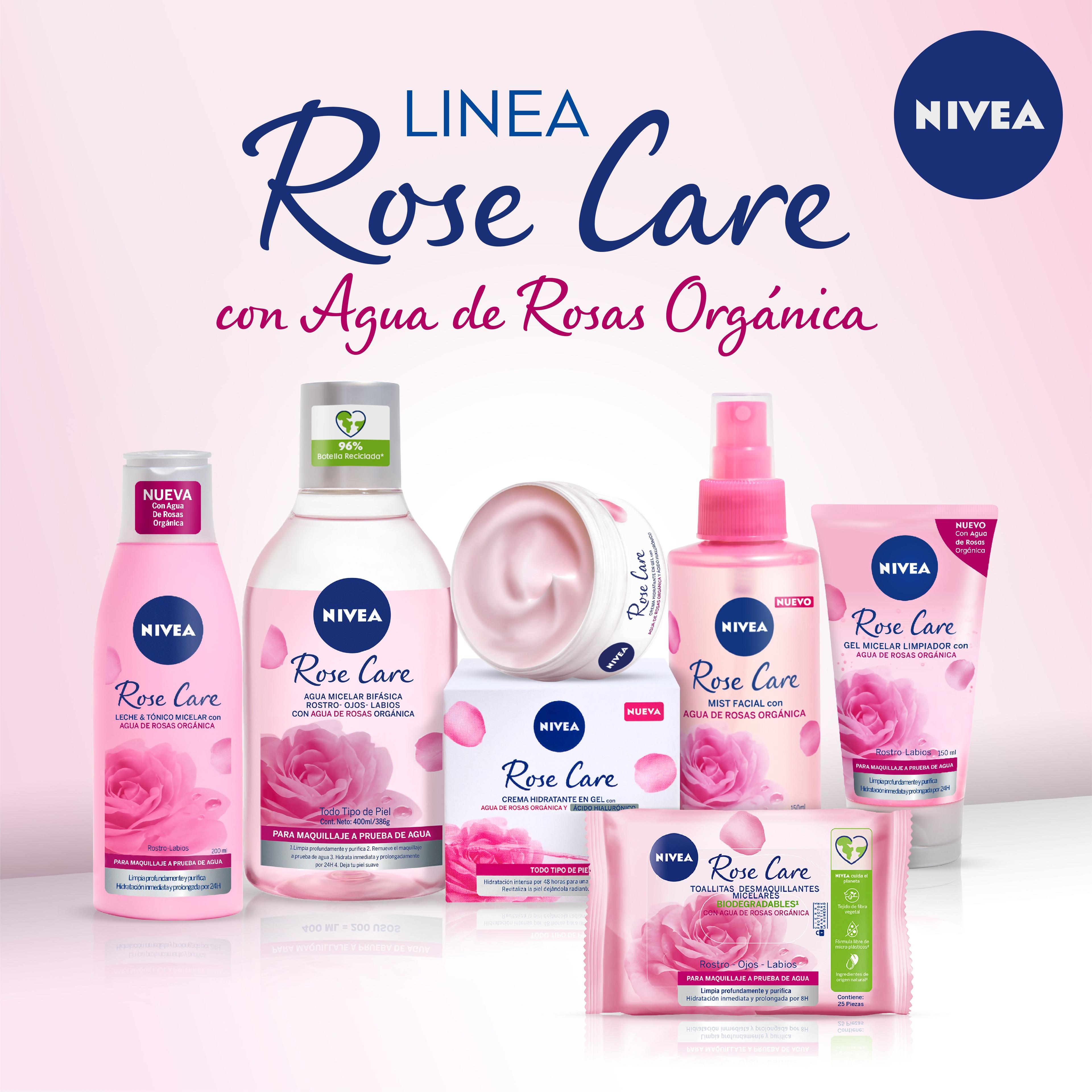 NIVEA Agua Micelar Rose Desmaquillante (400 ml)-6