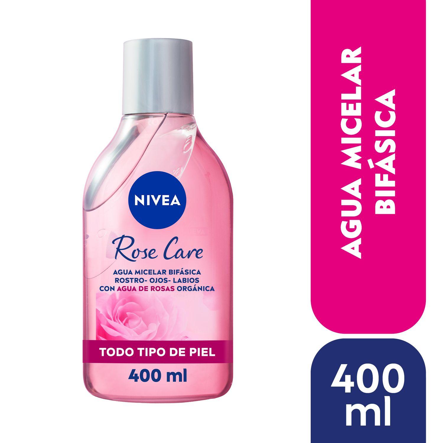 NIVEA Agua Micelar Rose Desmaquillante (400 ml)-2