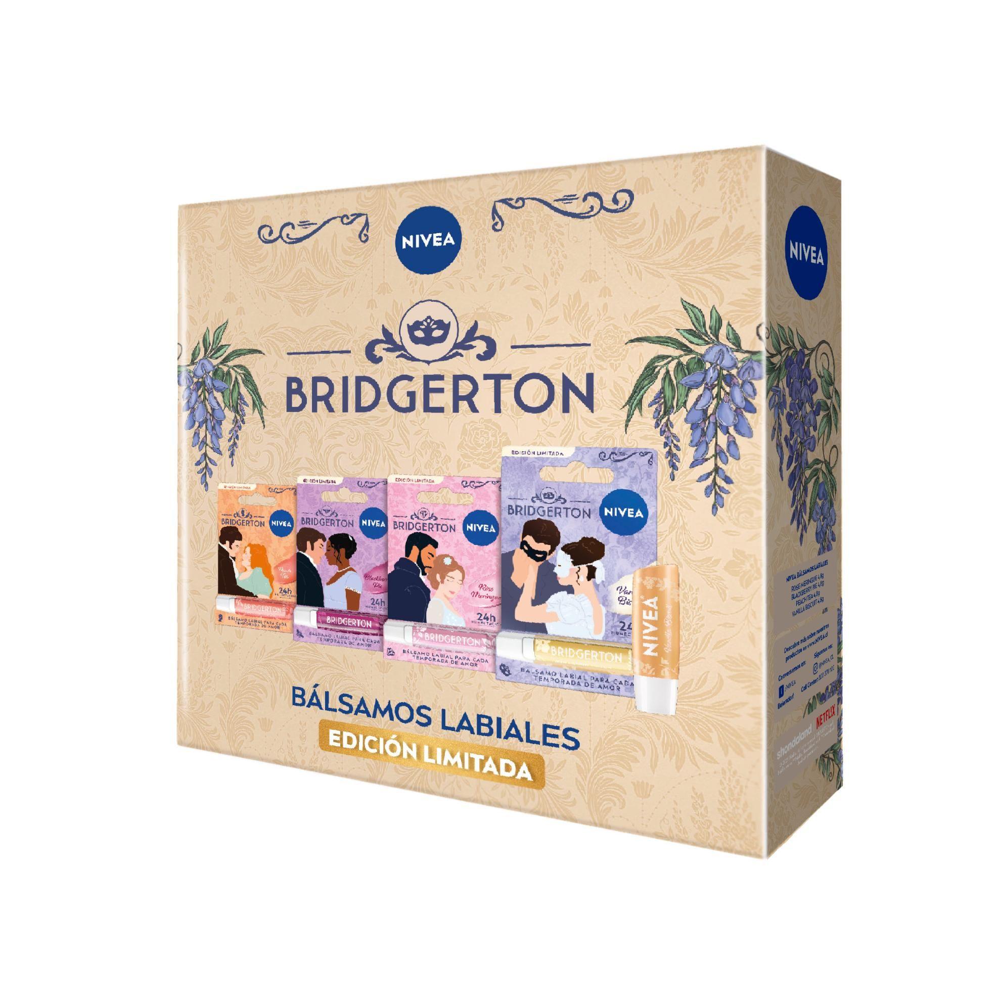 NIVEA Packs Bálsamos Labiales Bridgerton-3