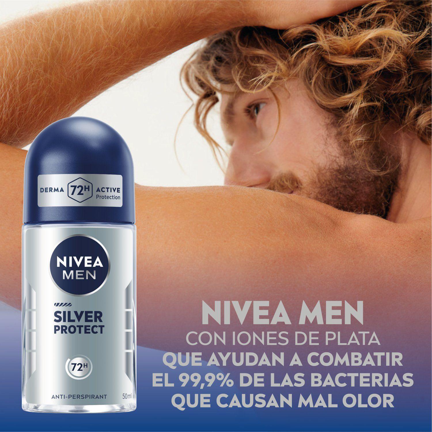 Desodorante NIVEA Silver Protect Roll On 50ml-3