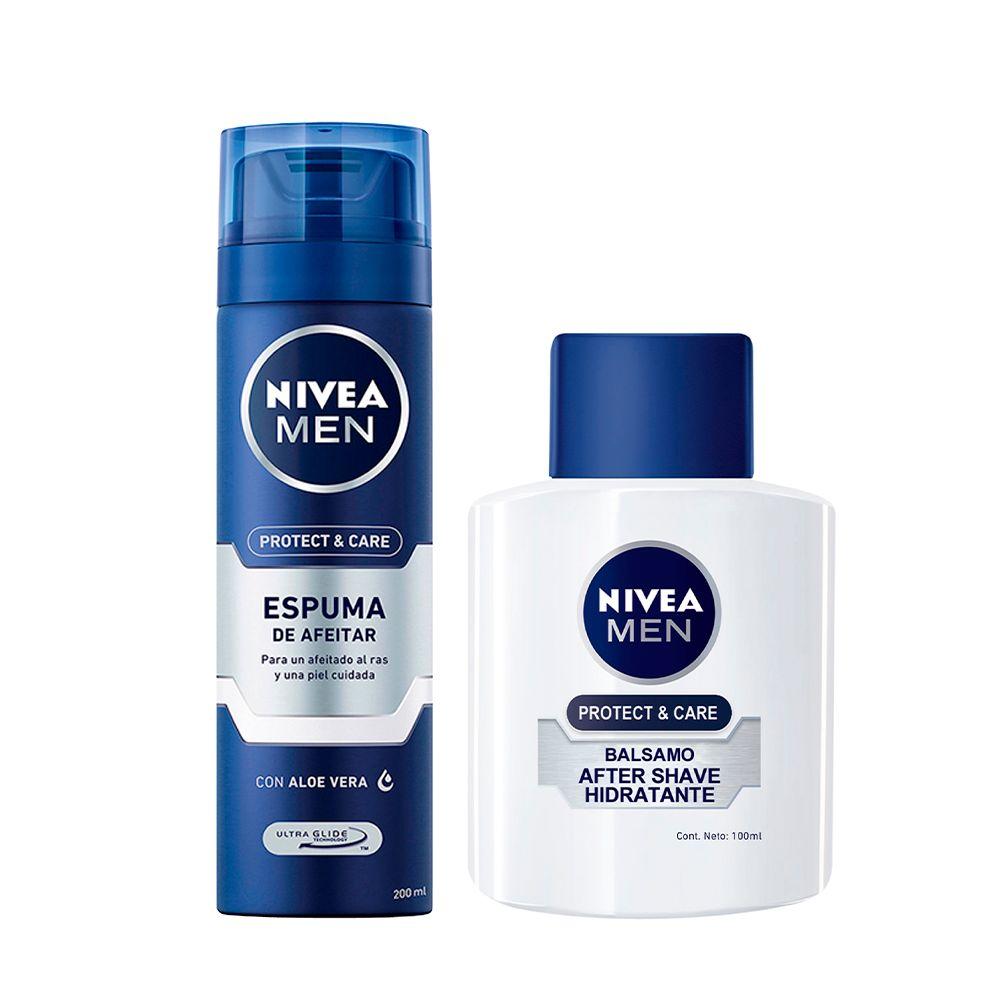 Pack Espuma Afeitado+Balsamo After Shave Nivea Men-0