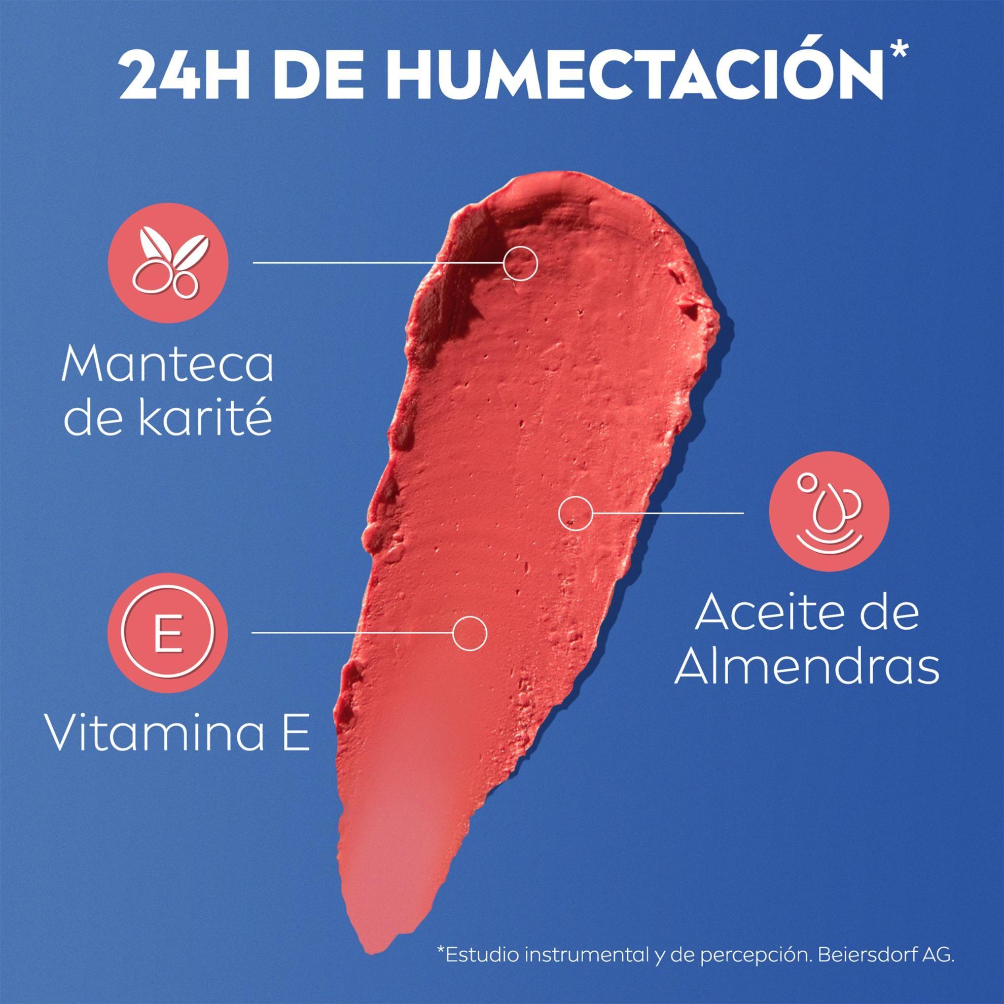NIVEA Bálsamo Labial Caring Beauty Red 4.8g FPS30 (55)-2