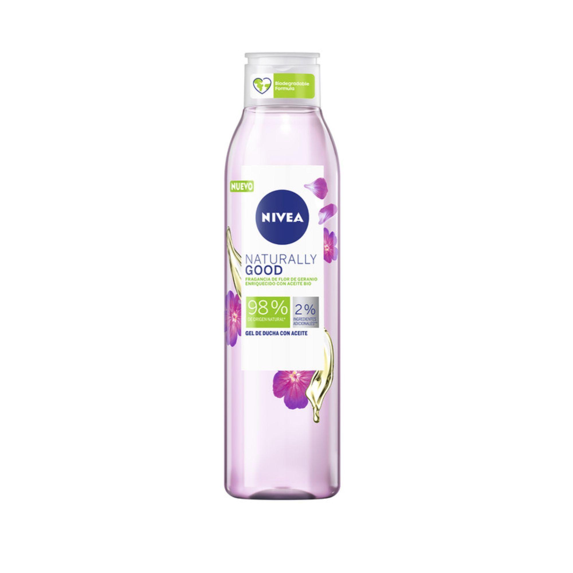Gel De Ducha Nivea Naturally Good Flor De Geranio 500ml-0