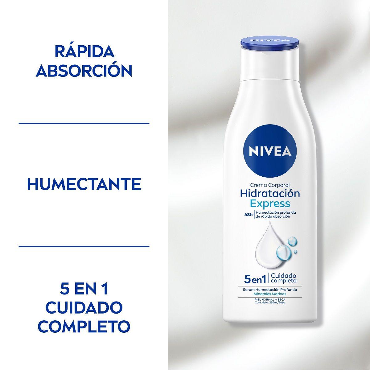 Crema Corporal Nivea Hidratación Express 250ml-3
