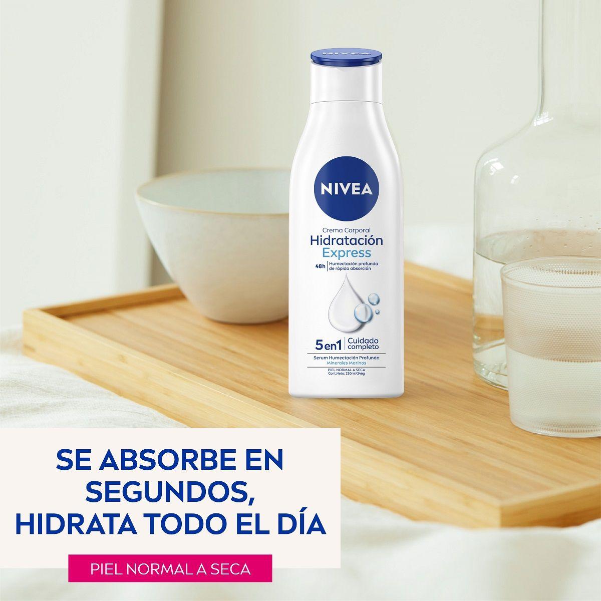 Crema Corporal Nivea Hidratación Express 250ml-4
