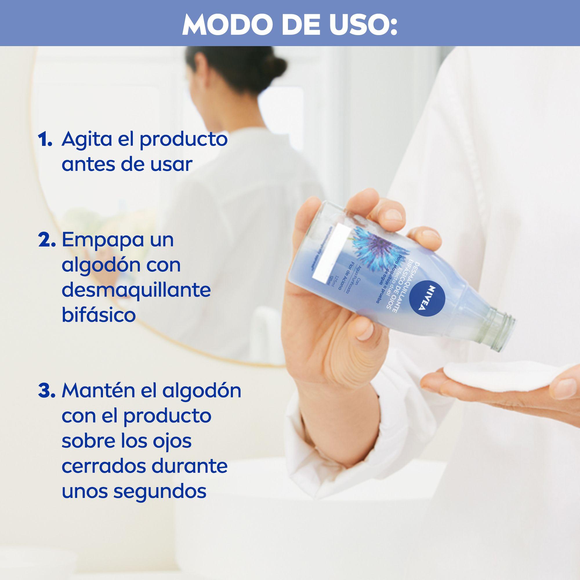Nivea Pack Desmaquillante Ojos + Crema Día 125/50ml-4