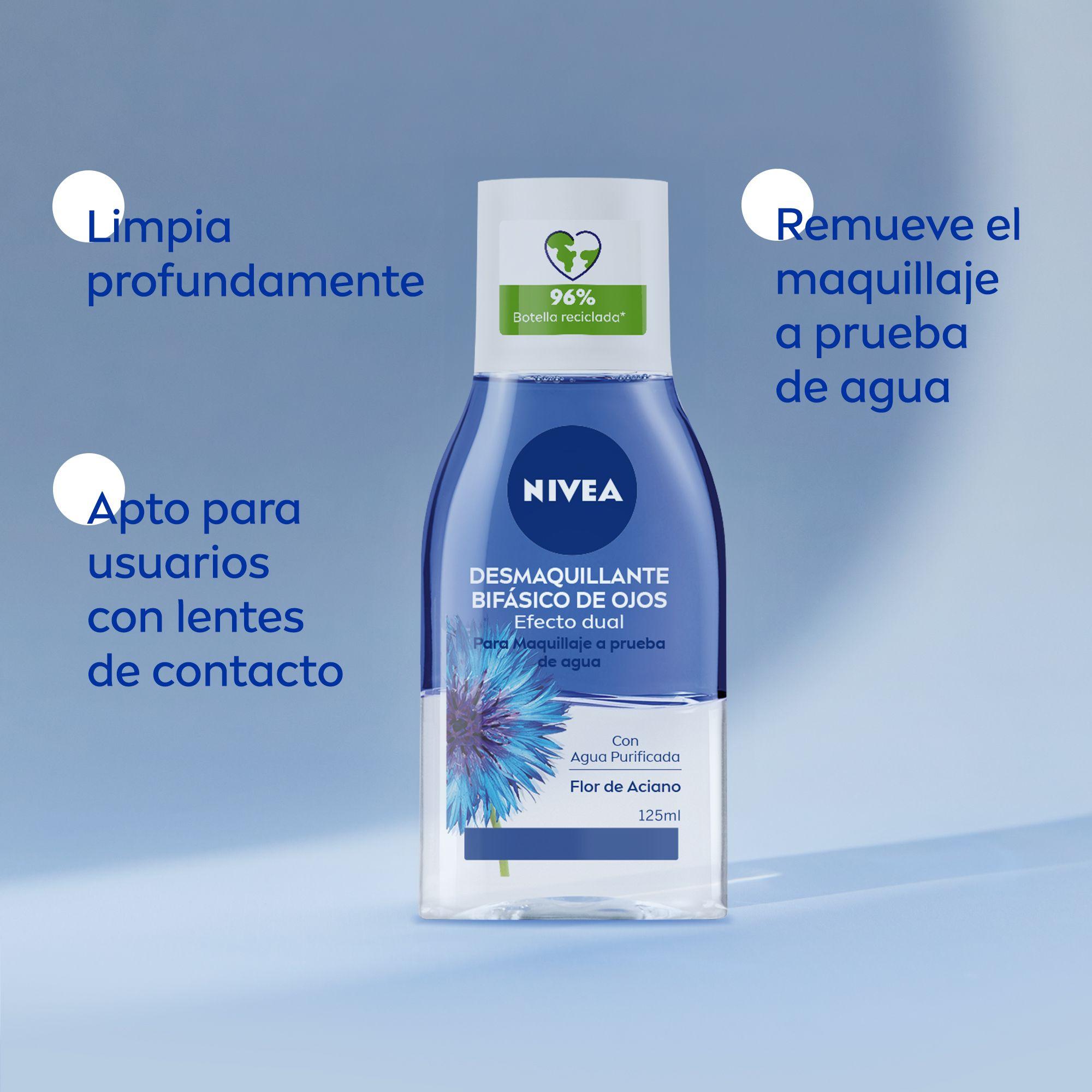 Nivea Pack Desmaquillante Ojos + Crema Día 125/50ml-6