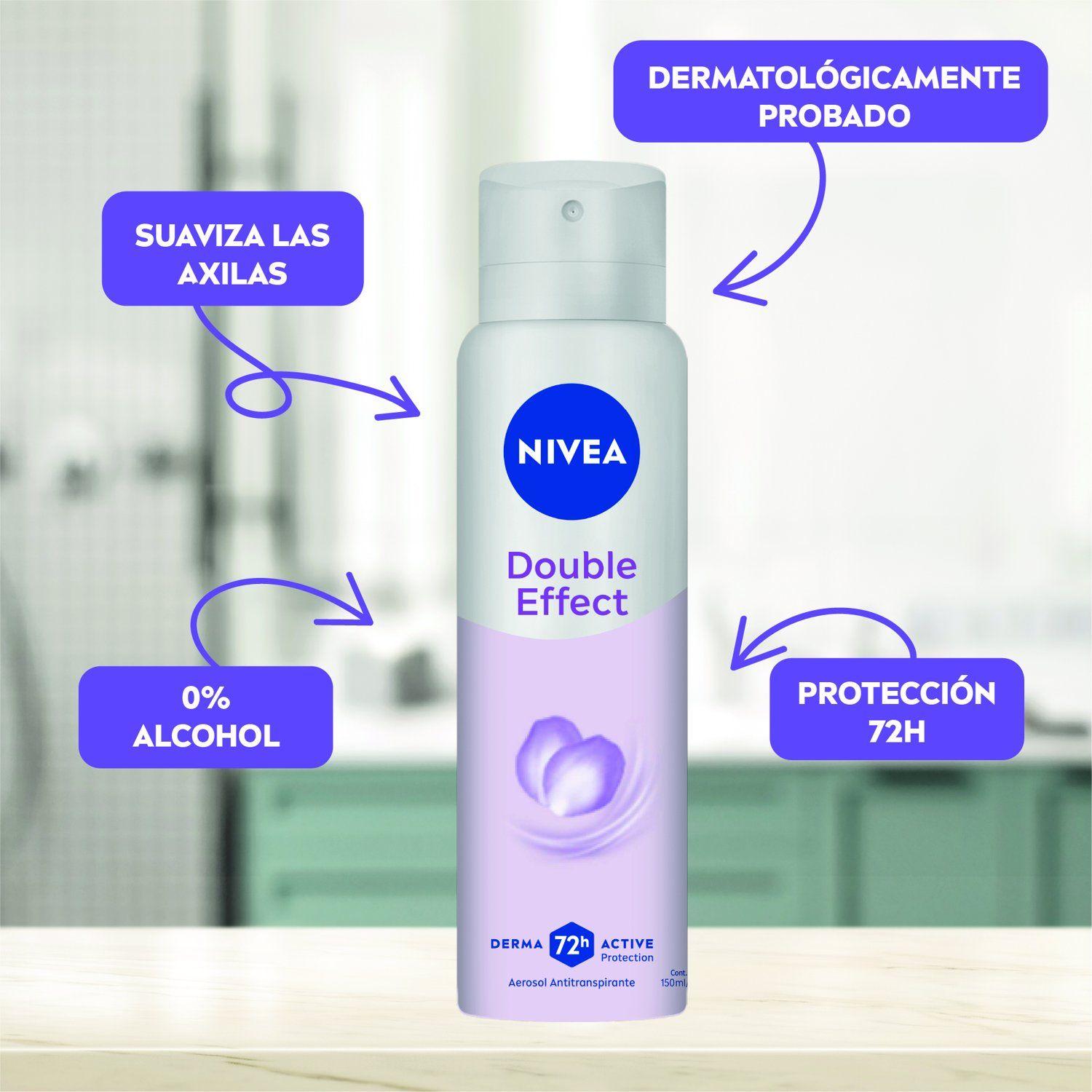 NIVEA Antitranspirante Double Effect Spray 150ml-3