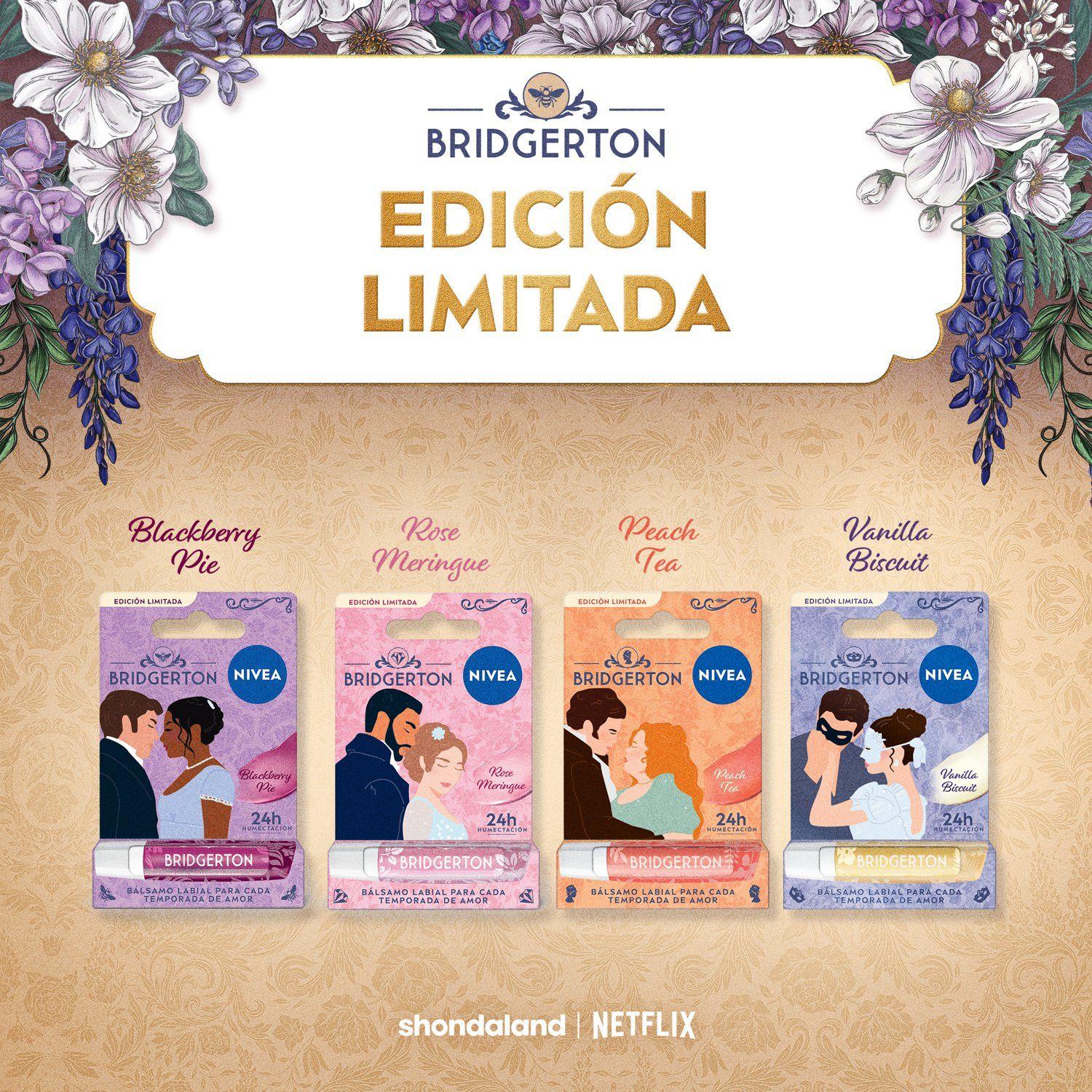 NIVEA Bálsamo Labial Rose Meringue Ed Ltda Bridgerton-5