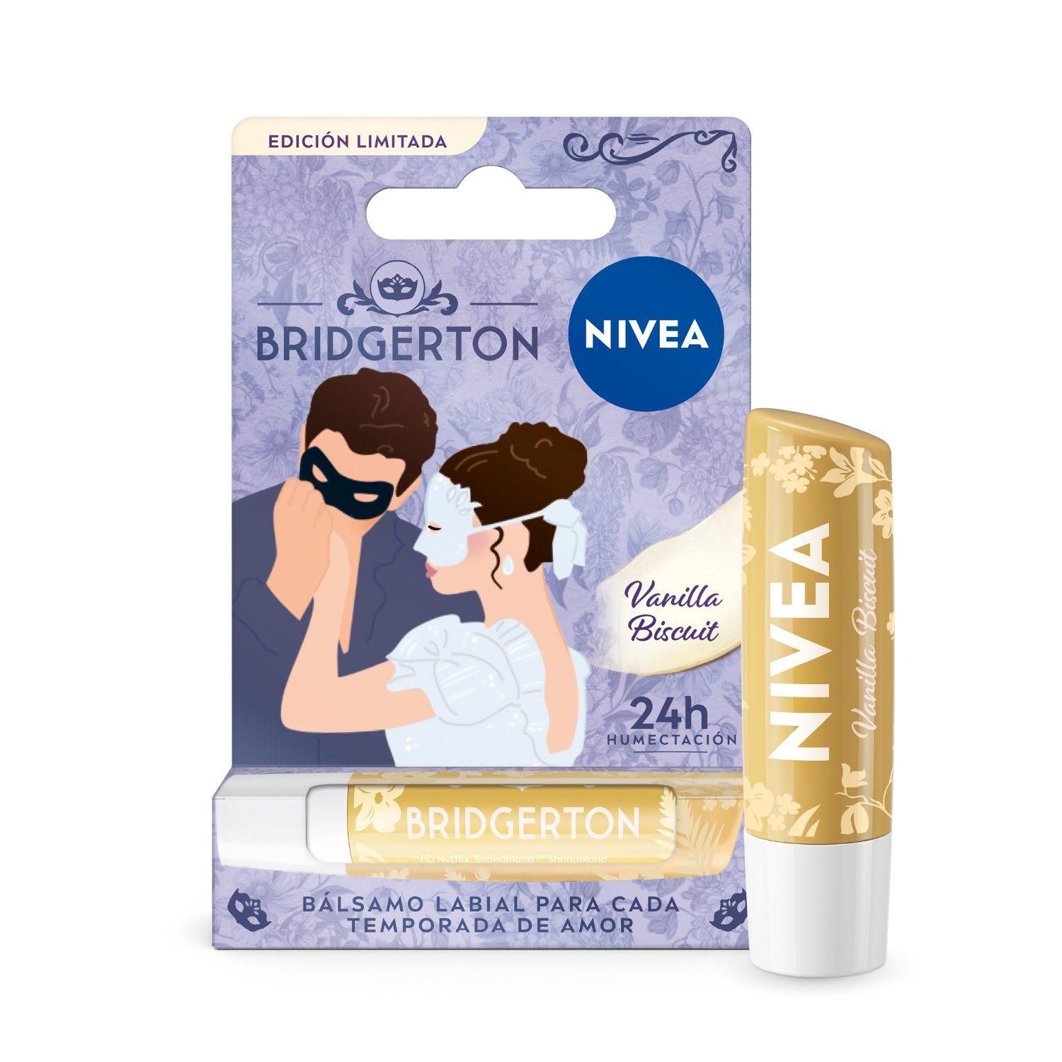 NIVEA Bálsamo Labial Vanilla Biscuit Ed Ltda Bridgerton-1