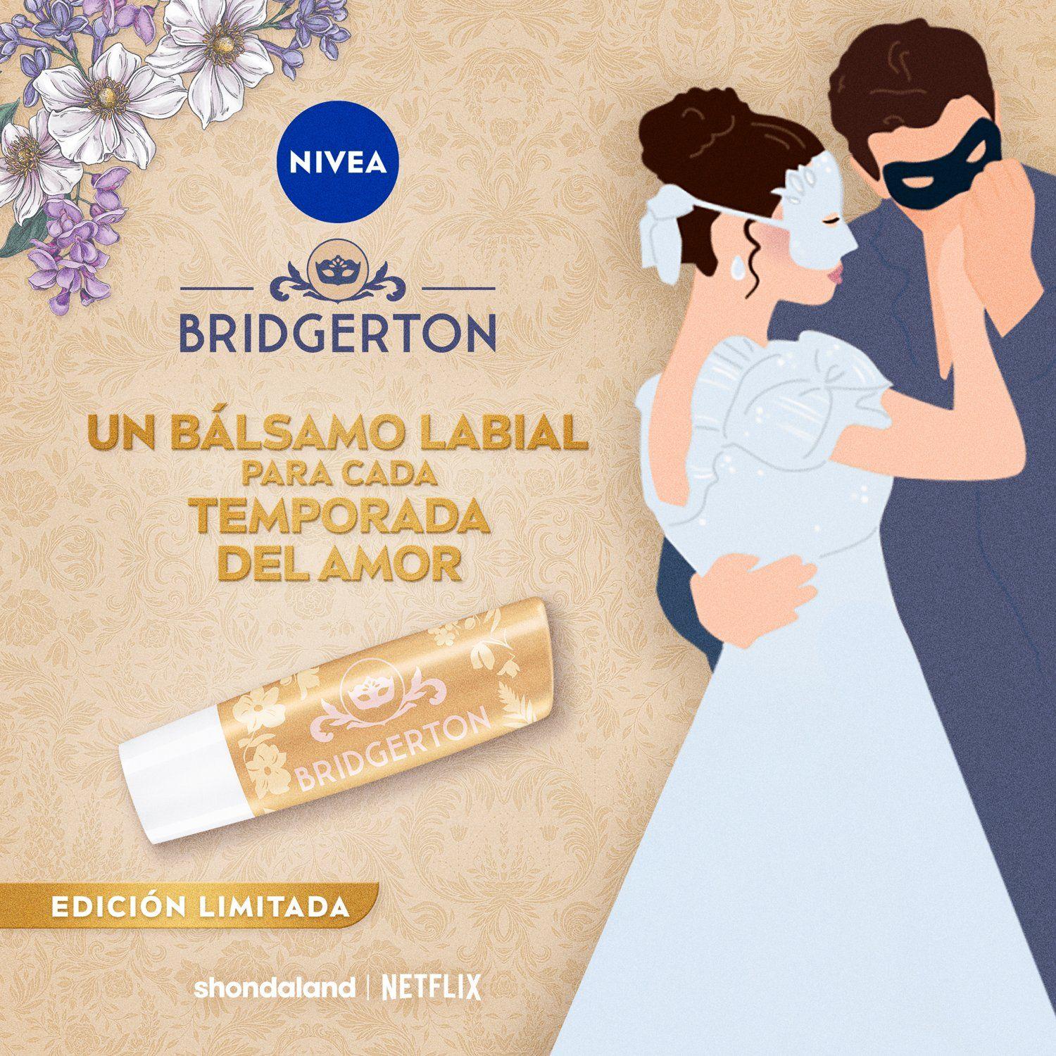 NIVEA Bálsamo Labial Vanilla Biscuit Ed Ltda Bridgerton-4