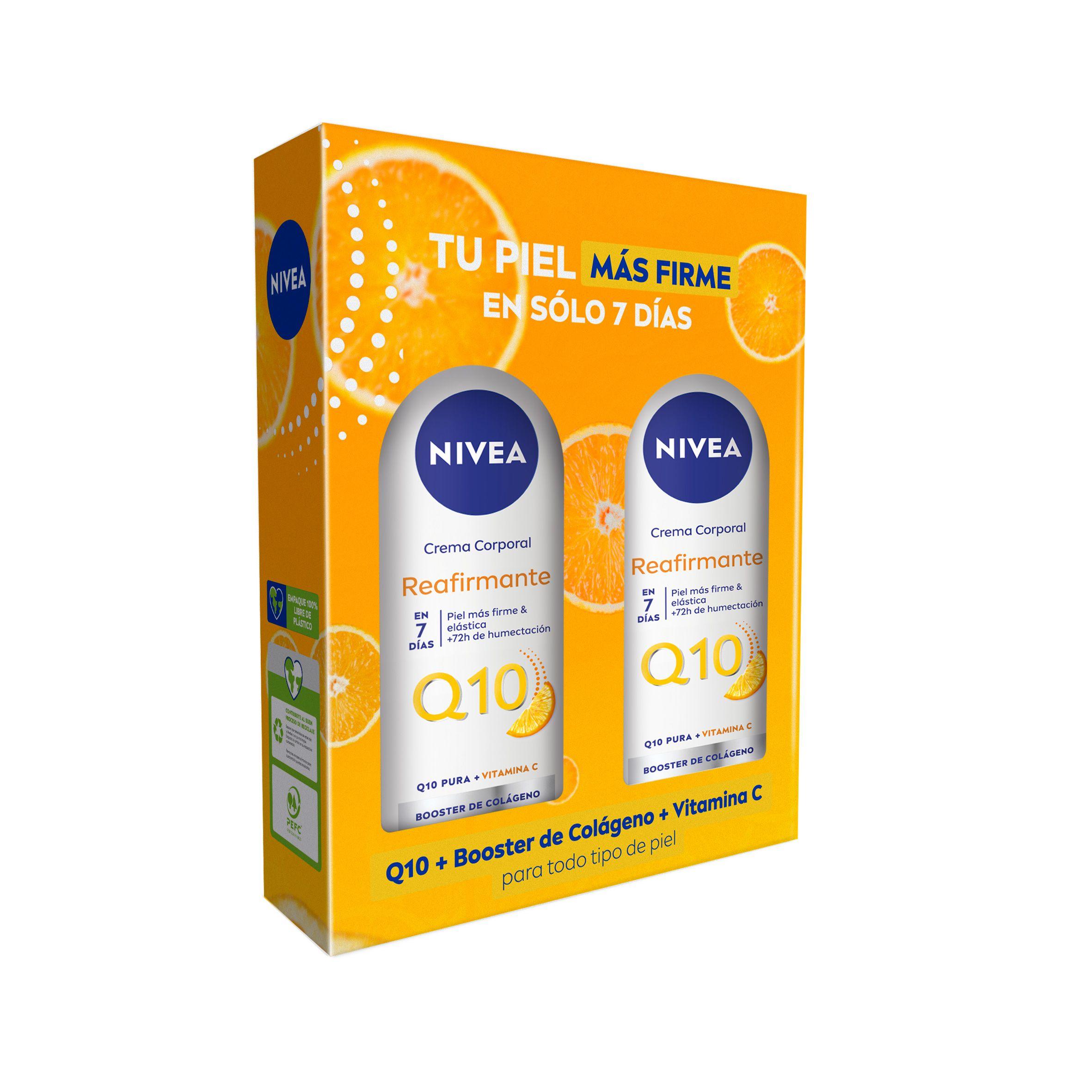 NIVEA Pack Crema Corporal Reafirmante Q10 + Vitamina C x2-1