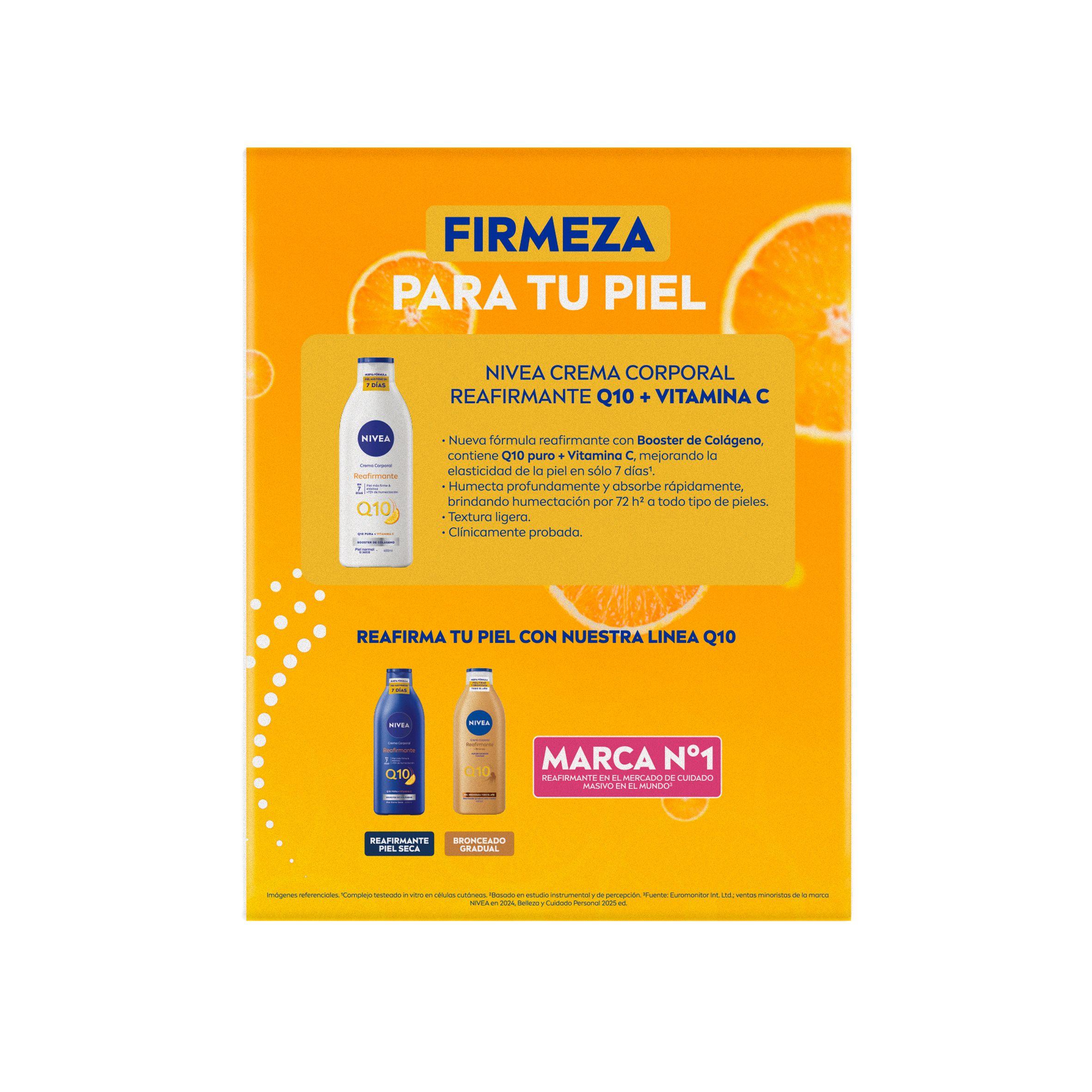 NIVEA Pack Crema Corporal Reafirmante Q10 + Vitamina C x2-5