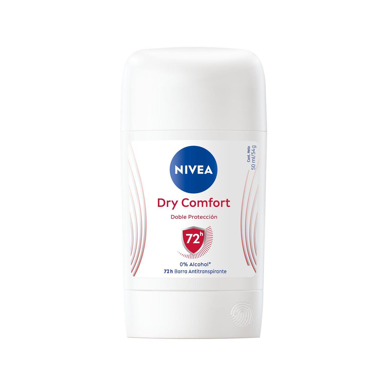 NIVEA Barra Black&White Dry Comfort Femenino 54g-0
