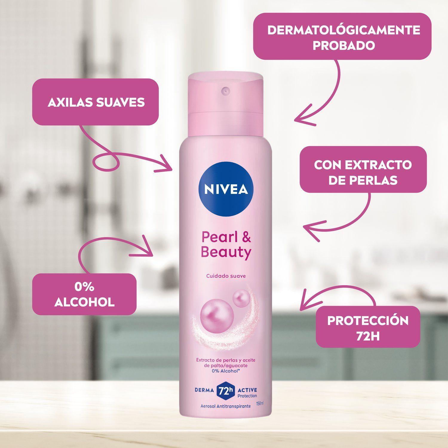 NIVEA Desodorante Antitranspirante Pearl & Beauty 150 ml-2