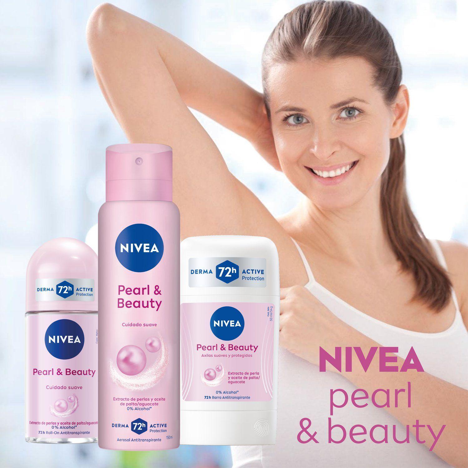 NIVEA Desodorante Antitranspirante Pearl & Beauty 150 ml-6