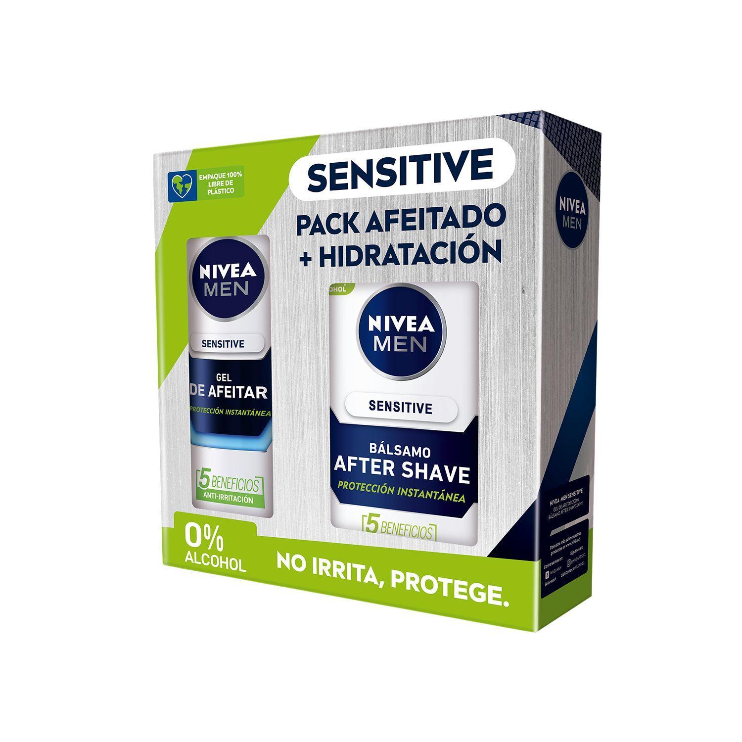 Pack NIVEA MEN Sensitive afeitado + hidratación-2