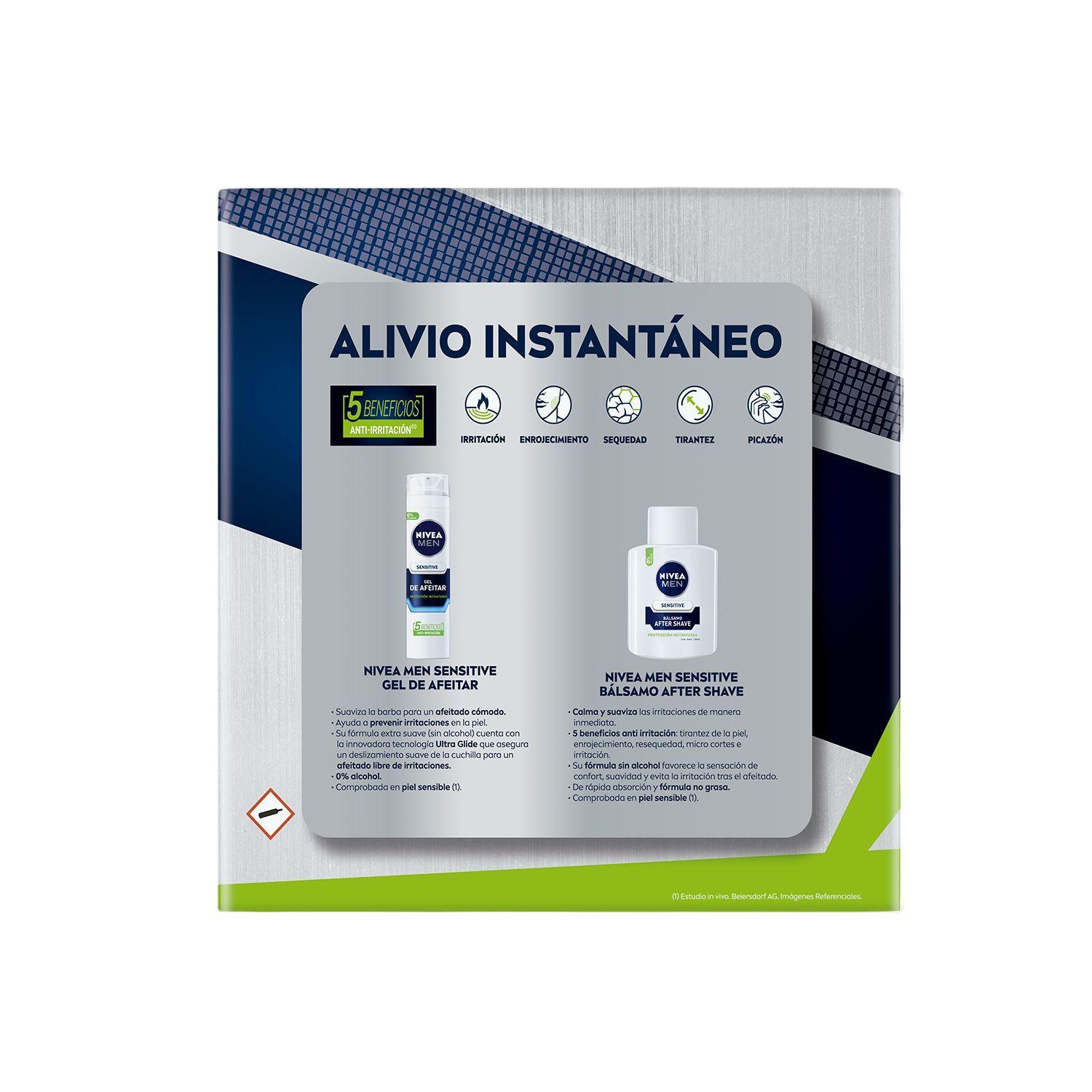 Pack NIVEA MEN Sensitive afeitado + hidratación-3