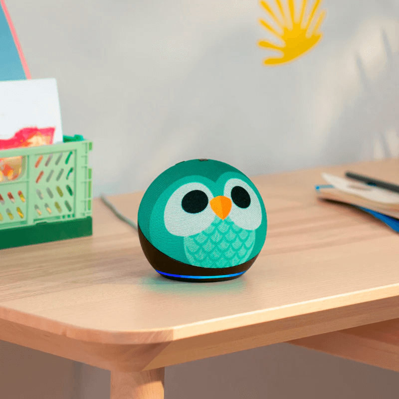 Amazon Echo Dot 5 Generación Edición Infantil Diseño Buho-3