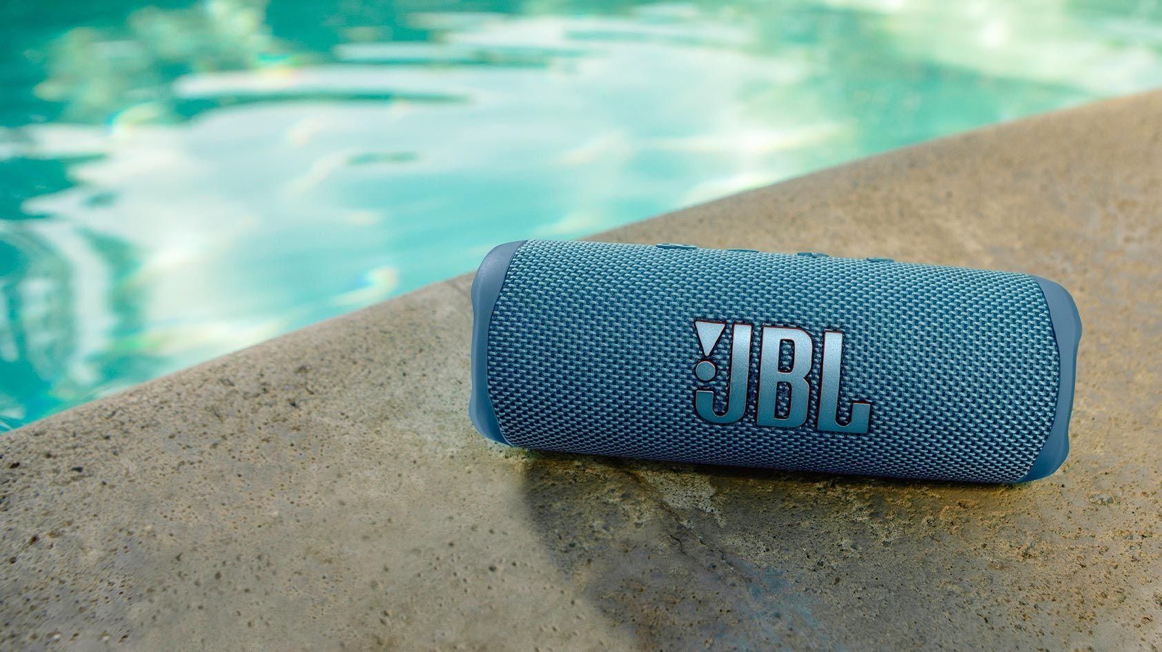Parlante Jbl Bluetooth Flip 6 Azul Harman Increible Sonido-4