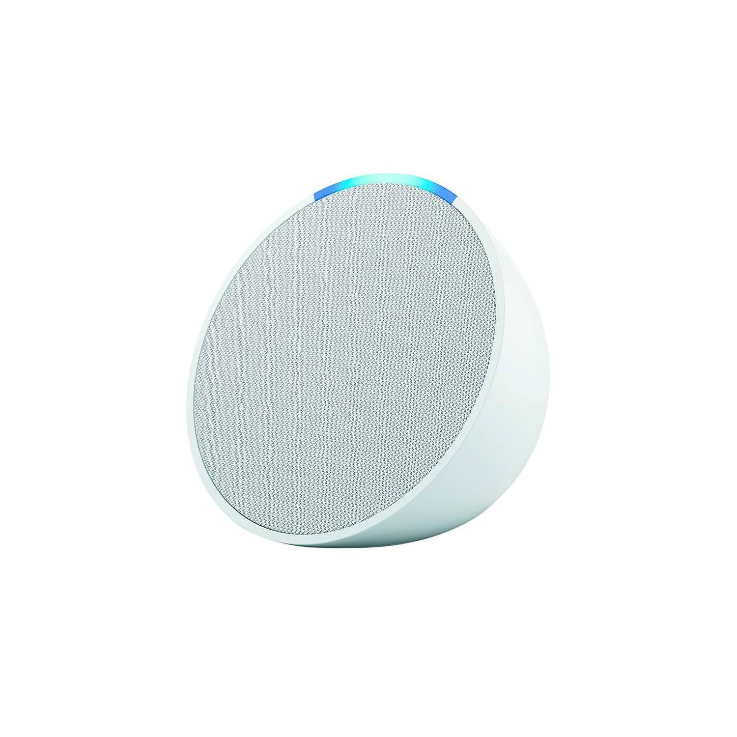 Amazon Echo Pop Parlante Asistente Virtual Blanco-0