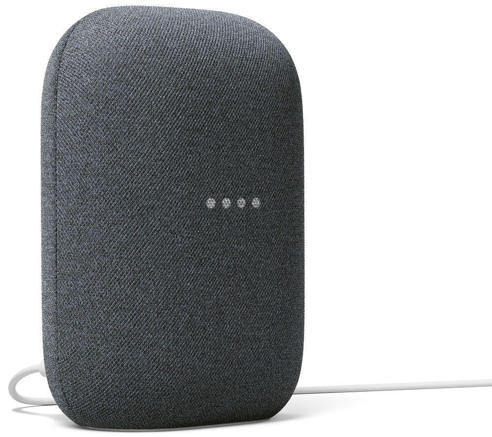 Parlante Inteligente Google Nest Audio Asistente Virtual Ok Google Negro-1