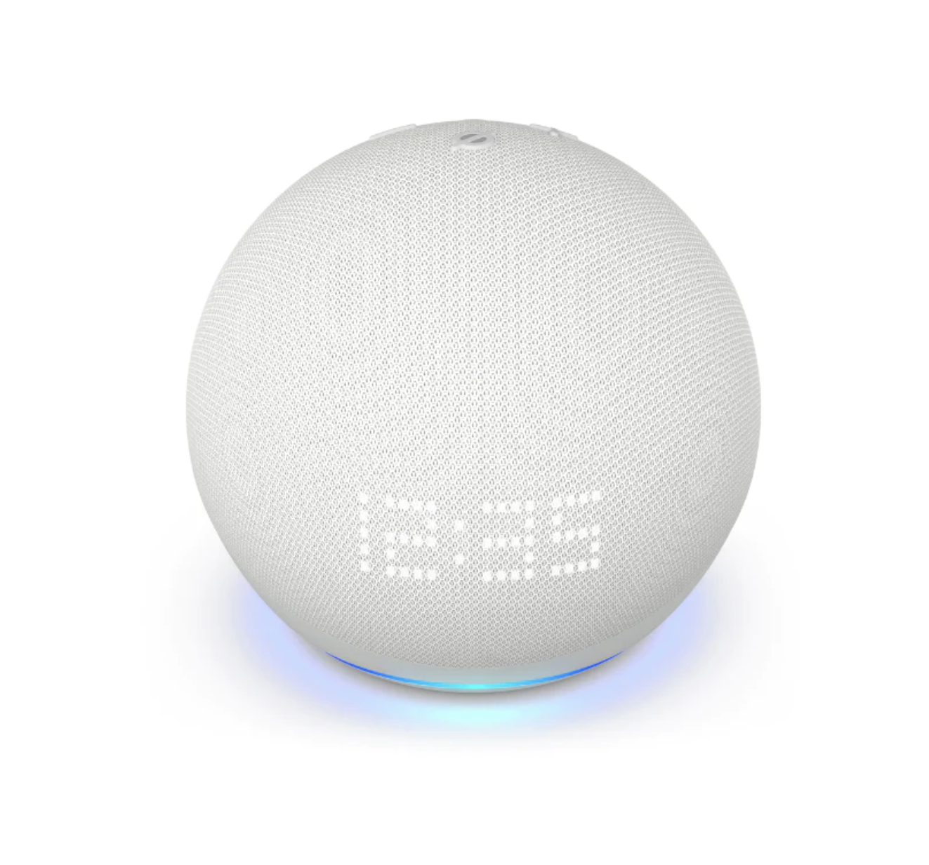 Amazon Echo Dot 5 Parlante Inteligente Con Reloj Alexa Blanco-1