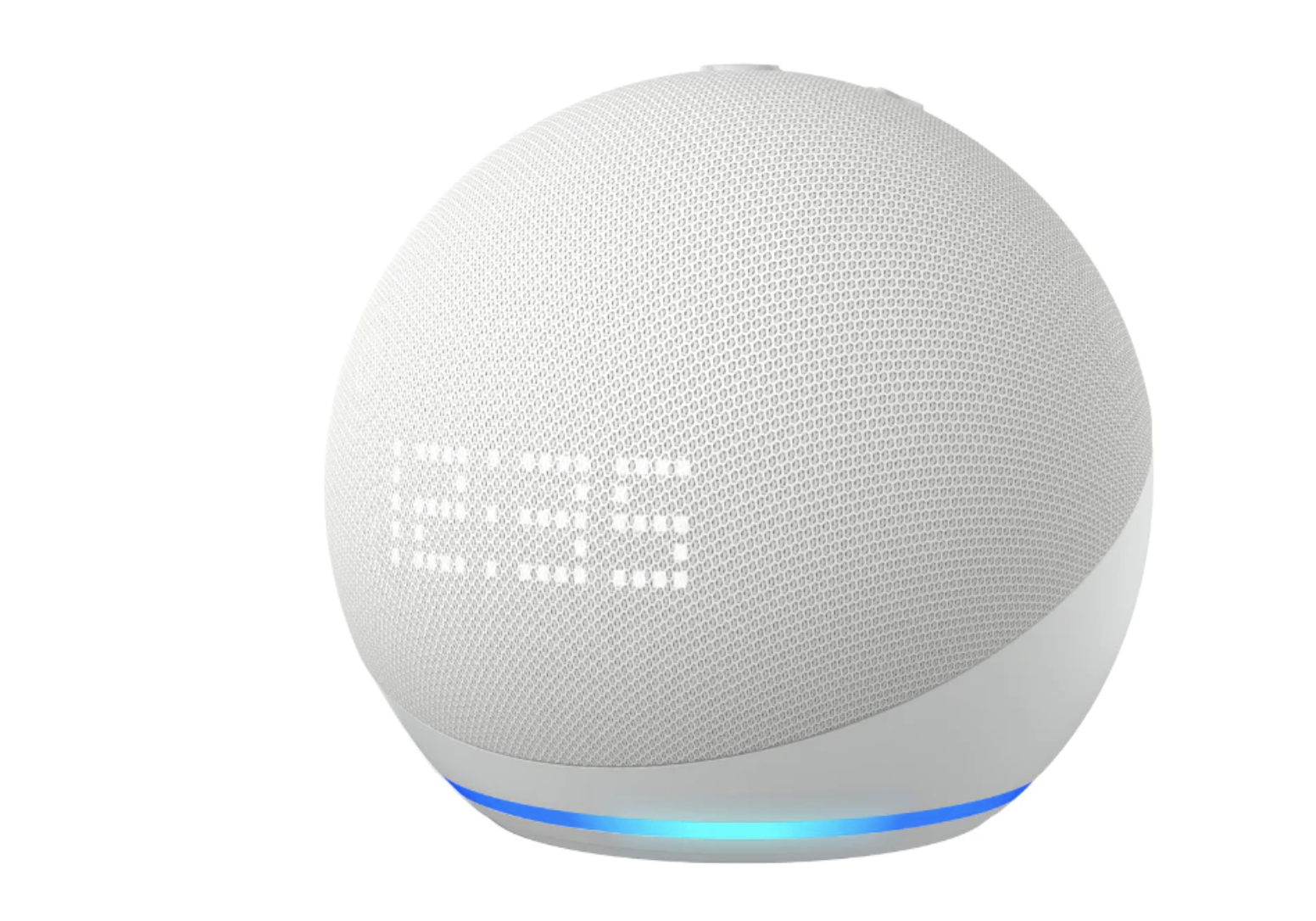 Amazon Echo Dot 5 Parlante Inteligente Con Reloj Alexa Blanco-0