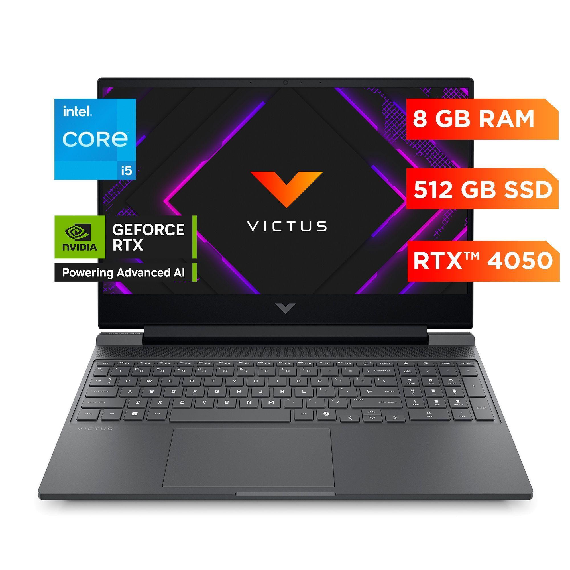 Notebook Gaming Victus 15-fa2018la, IC i5 8GB RAM NVIDIA GeForce RTX 4050 512GB SSD Windows 11 Home.-4