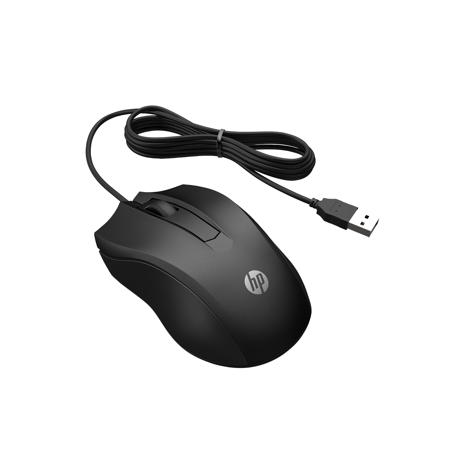 Mouse con cable HP 100 Negro-4