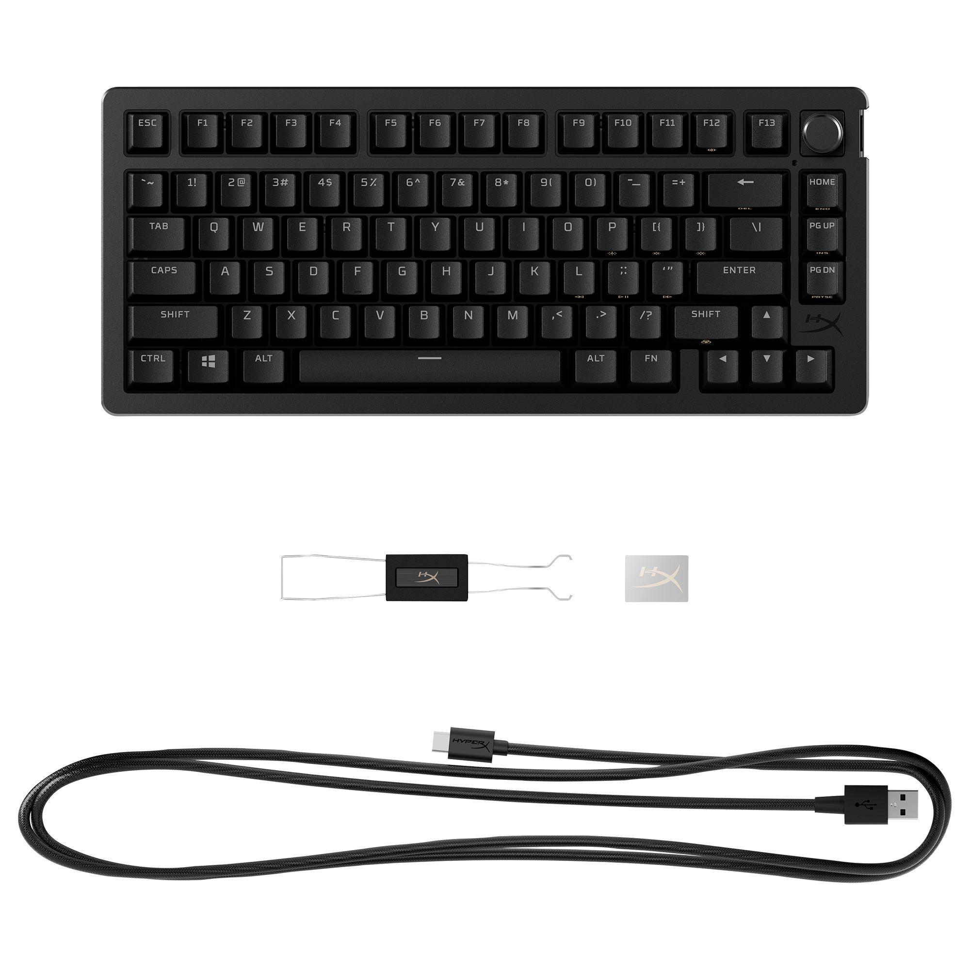 Teclado Gaming HyperX Alloy Rise 75% Negro-5