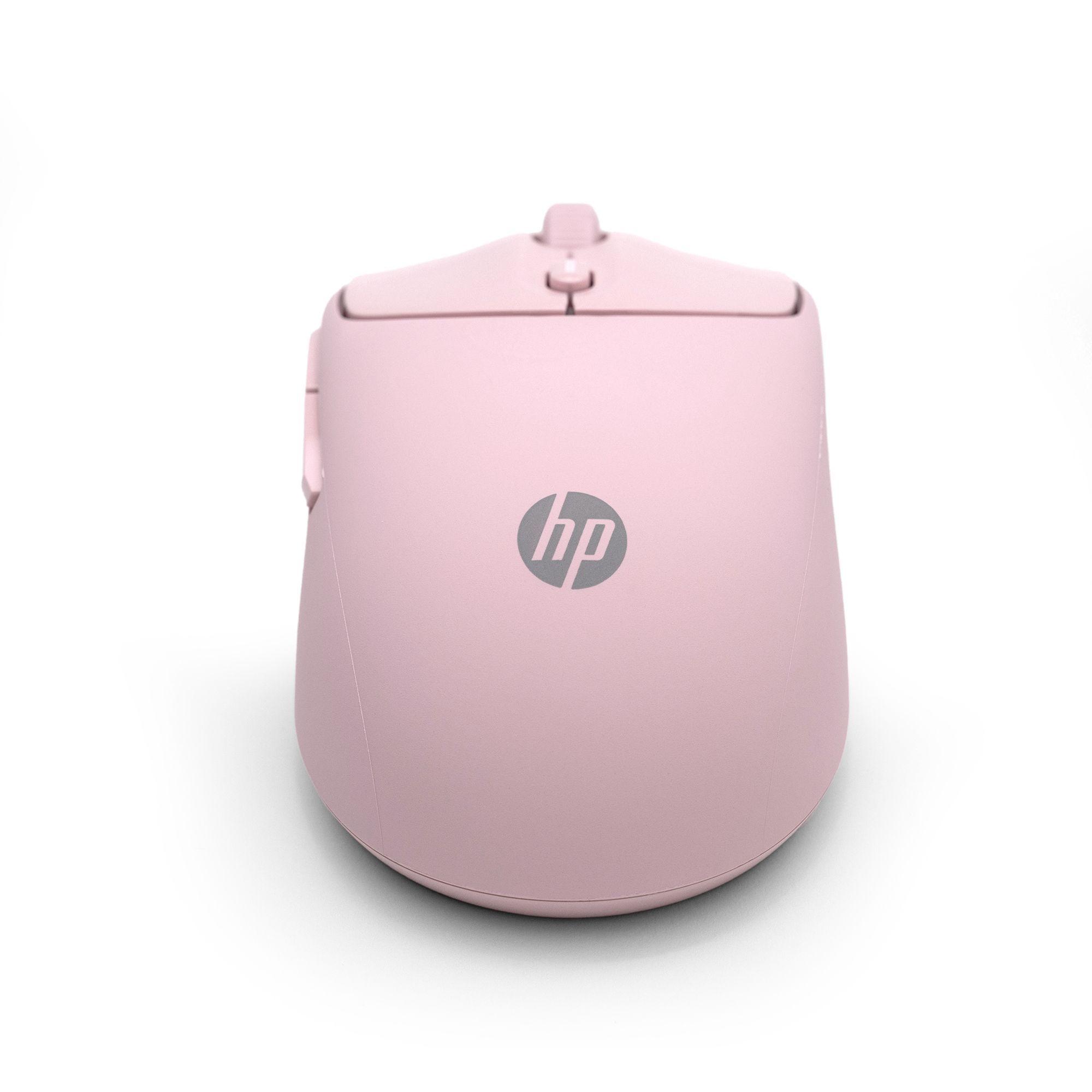 Mouse Inalámbrico HP 400 Silencioso Rosa-3