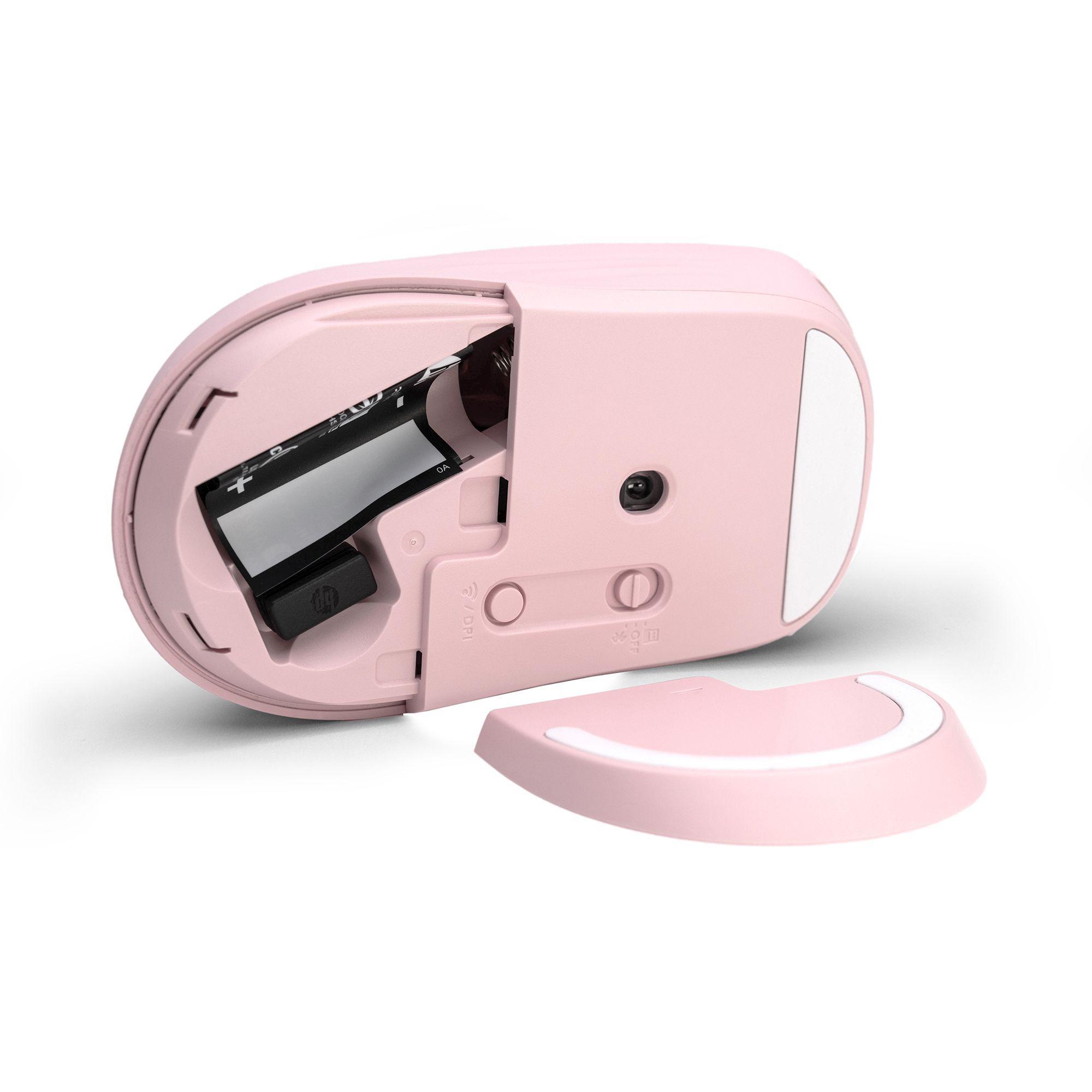 Mouse Inalámbrico HP 400 Silencioso Rosa-6