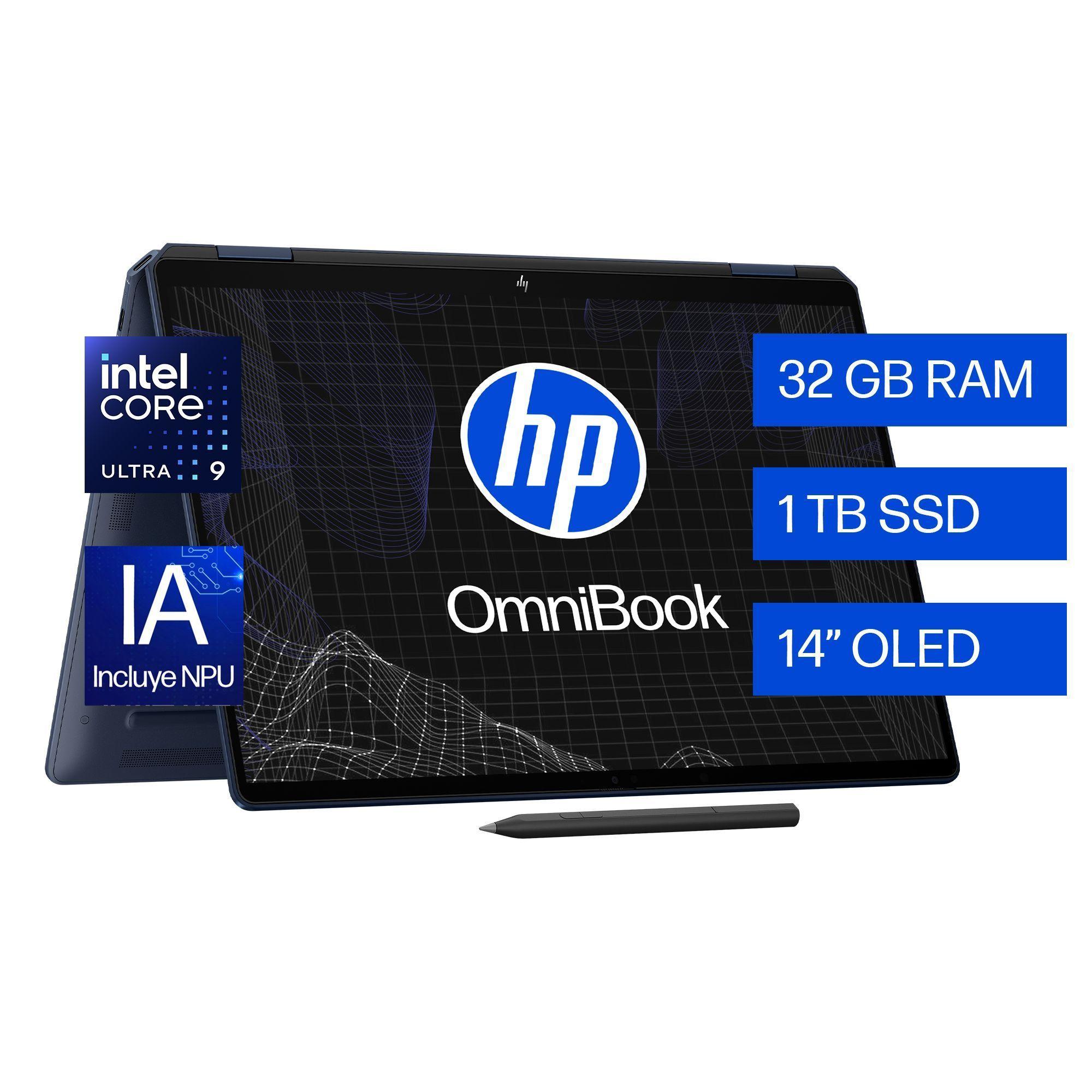Notebook HP OmniBook Ultra Flip 14-fh0001la Intel Core Ultra 9 32gb Ram 1tb Ssd Windows 11 Home-2