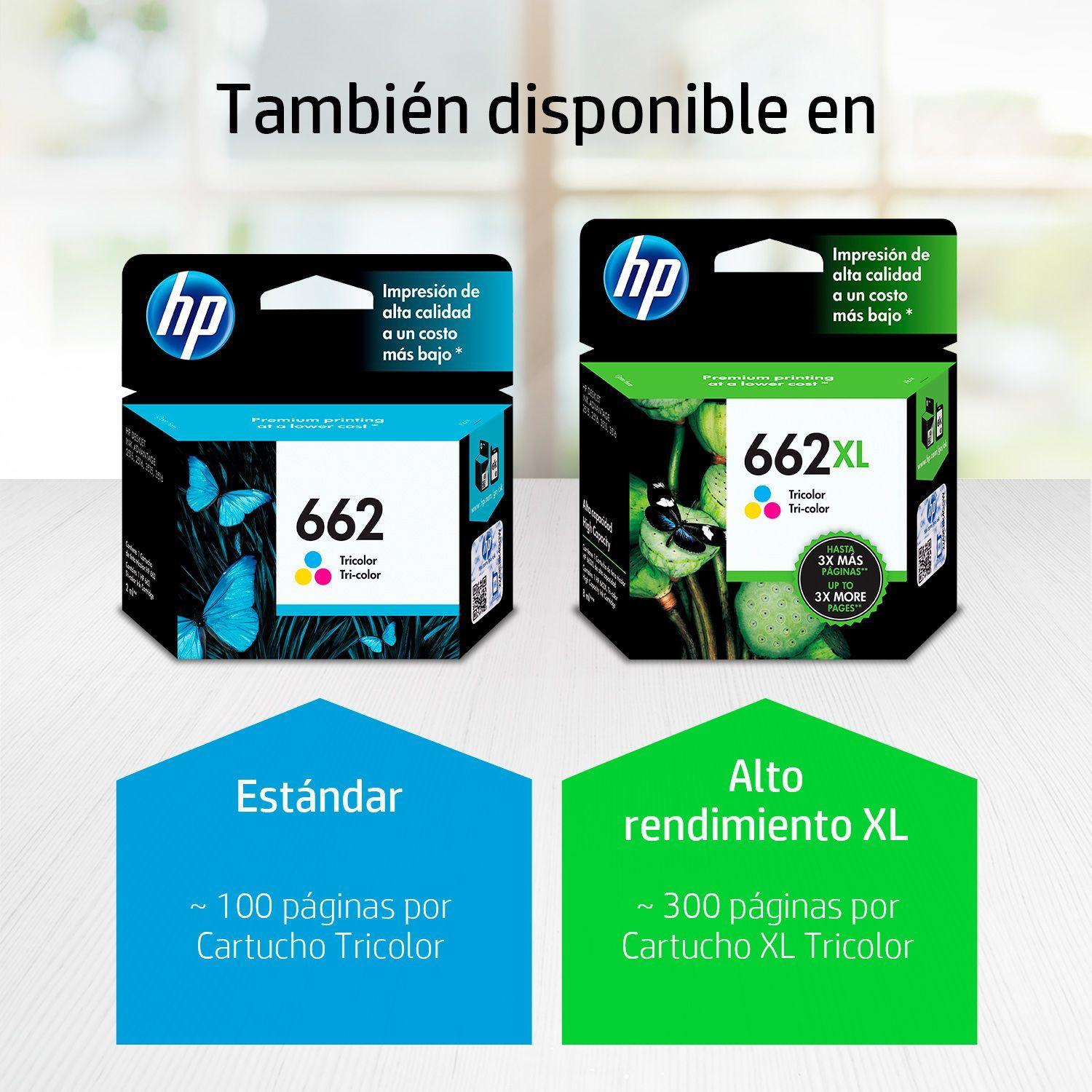 Cartucho de tinta HP 662 Tricolor Original-3