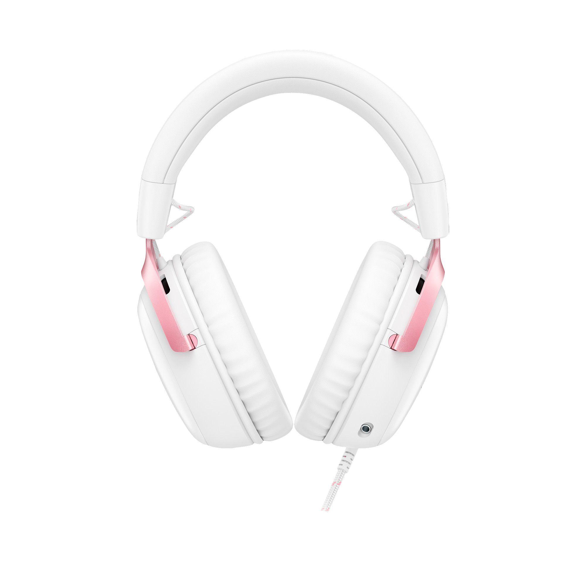 Audífonos Gaming HyperX Cloud III Blanco/Rosa-3