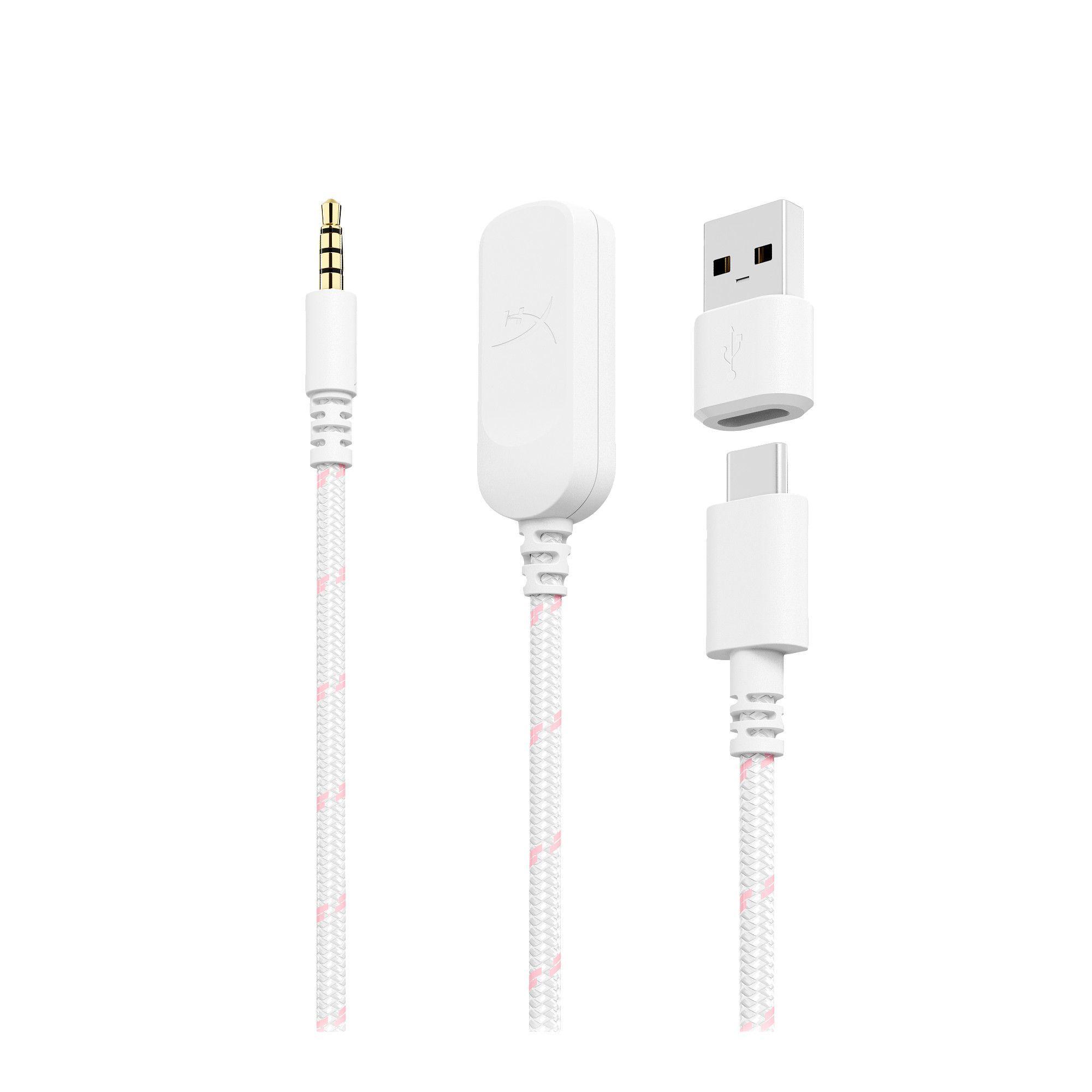 Audífonos Gaming HyperX Cloud III Blanco/Rosa-7