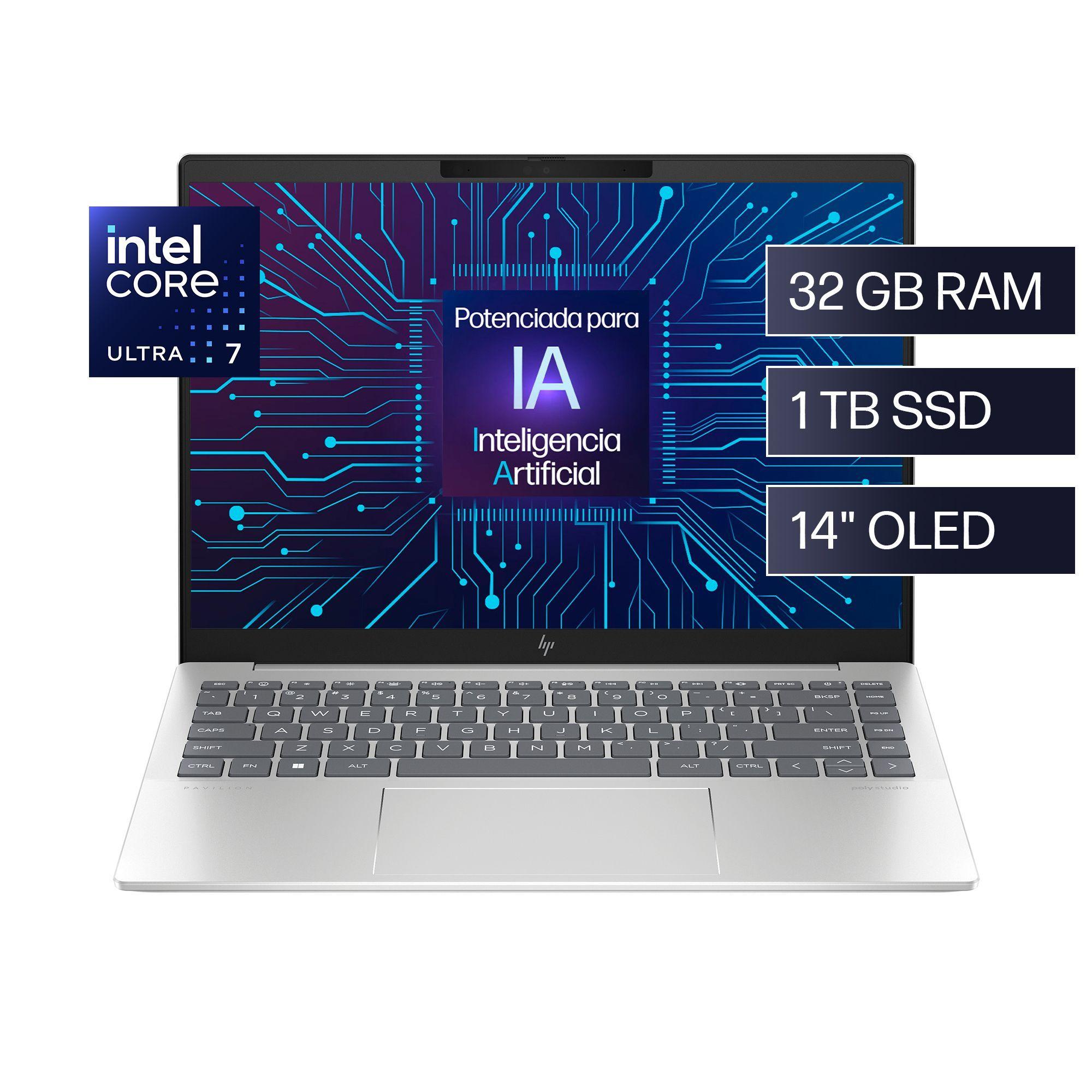 Notebook HP Pavilion Plus Intel Core Ultra 7 32GB RAM 1TB SSD Windows 11Home-0