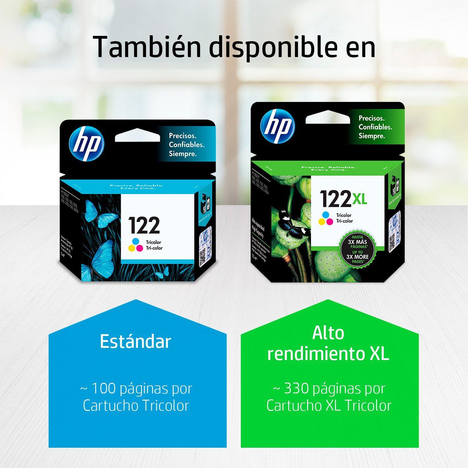 Cartucho de tinta HP 122 Tricolor Original-2