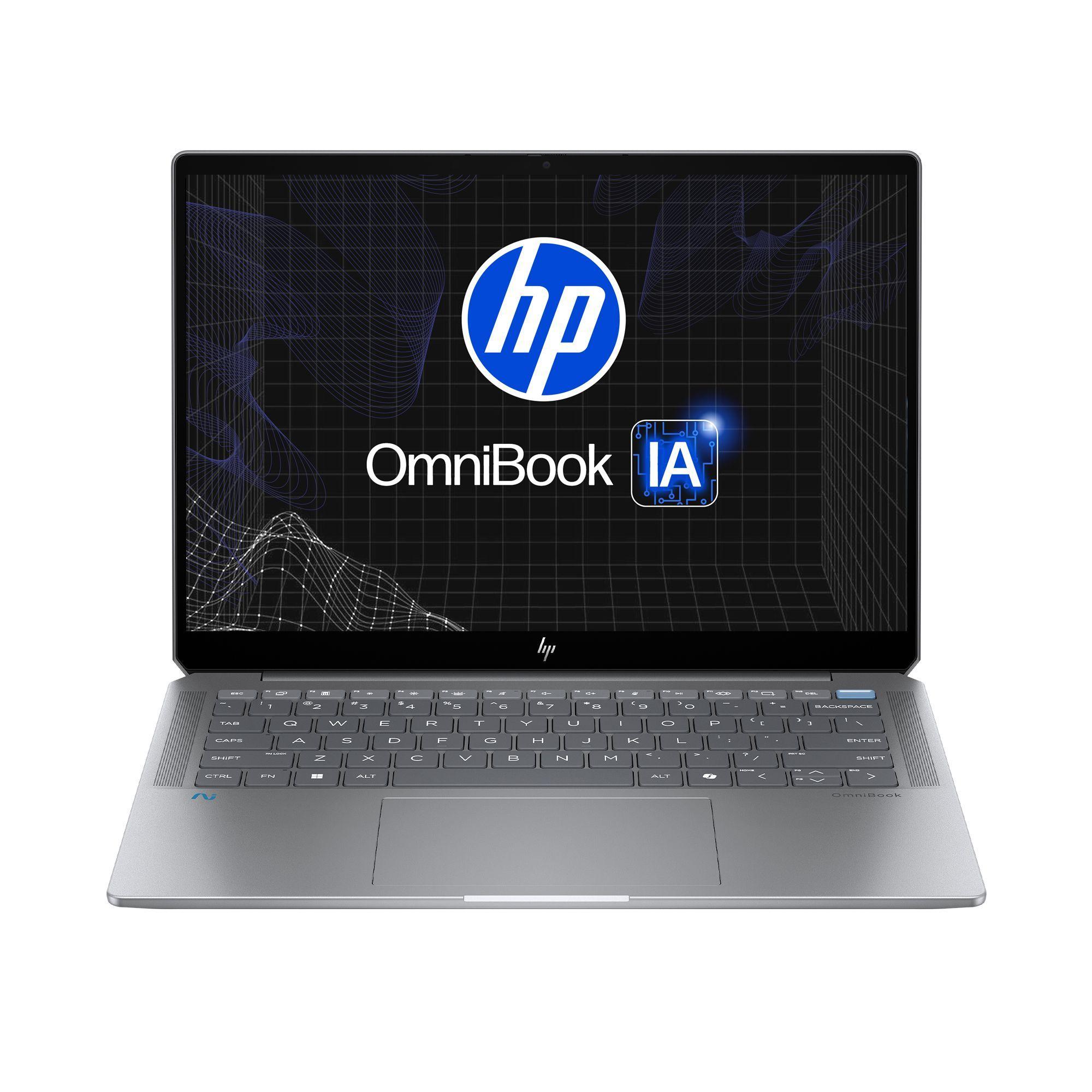 Notebook HP OmniBook Ultra 14-fd0001la AMD Ryzen AI 9 32GB RAM 1TB SSD 14" Táctil 2.2K W1H-1