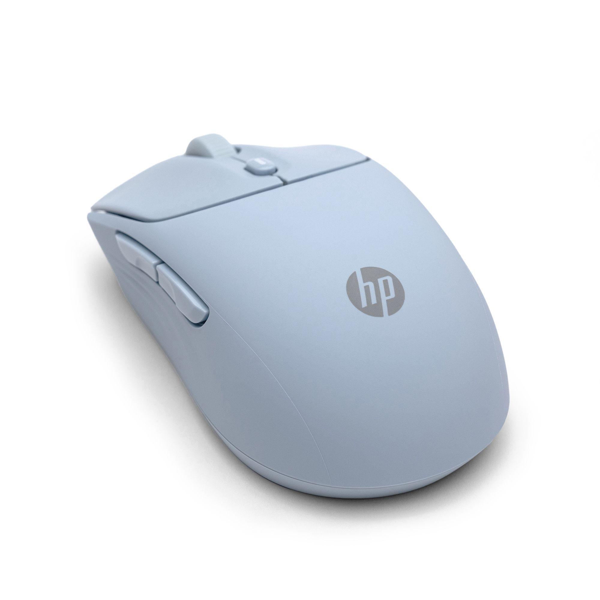 Mouse Inalámbrico HP 400 Silencioso Azul-3