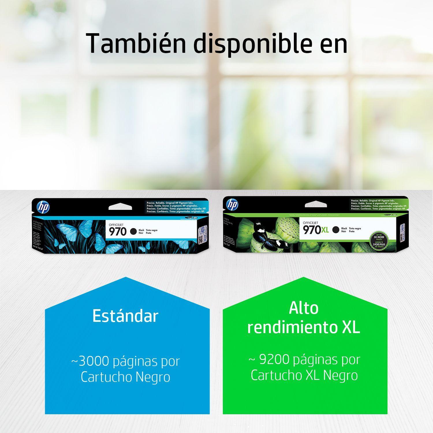 Cartucho de Tinta HP 970 Negra Original-2