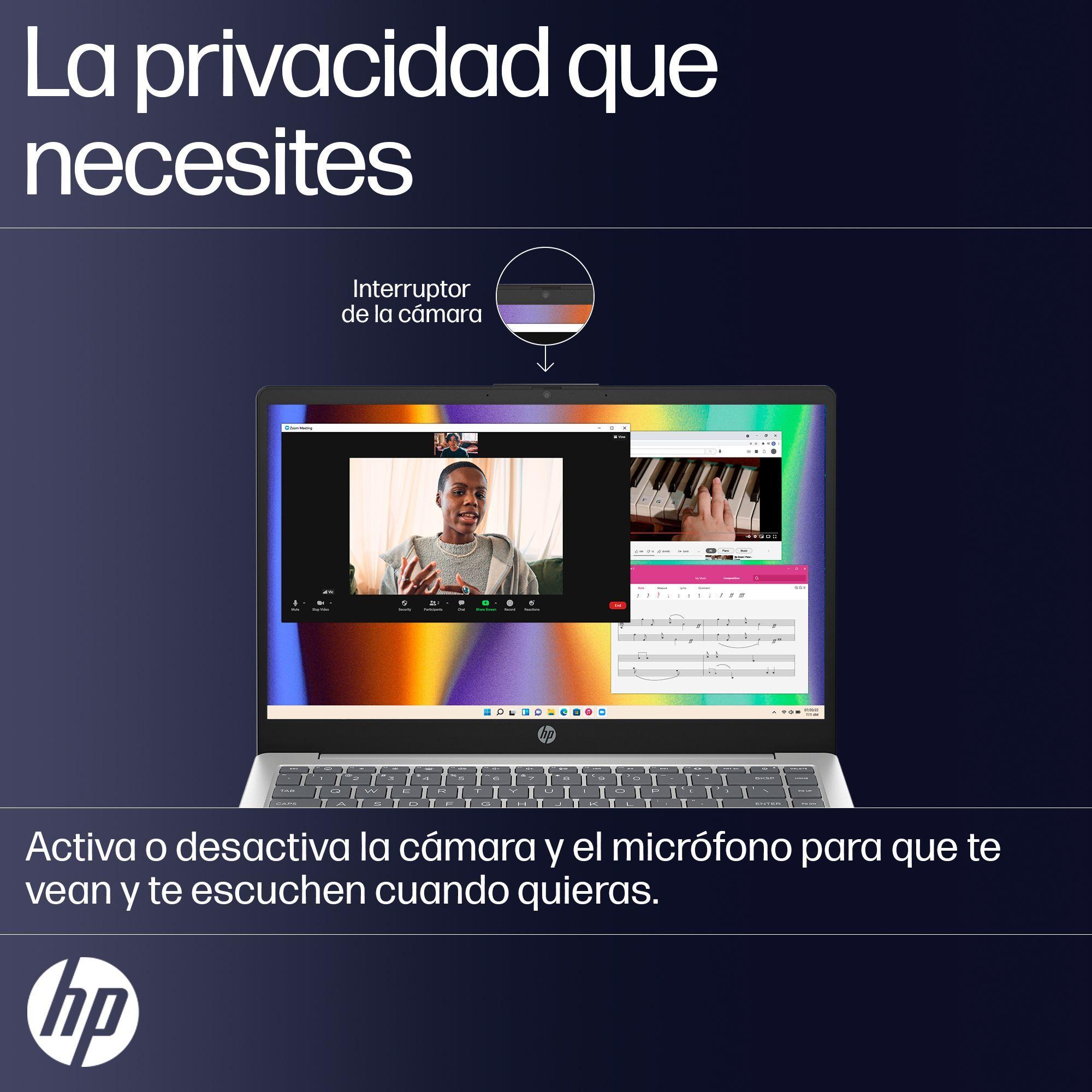 Notebook HP 14-ep1001la Intel Core Ultra 5 8GB RAM 512 GB SSD 14" -4