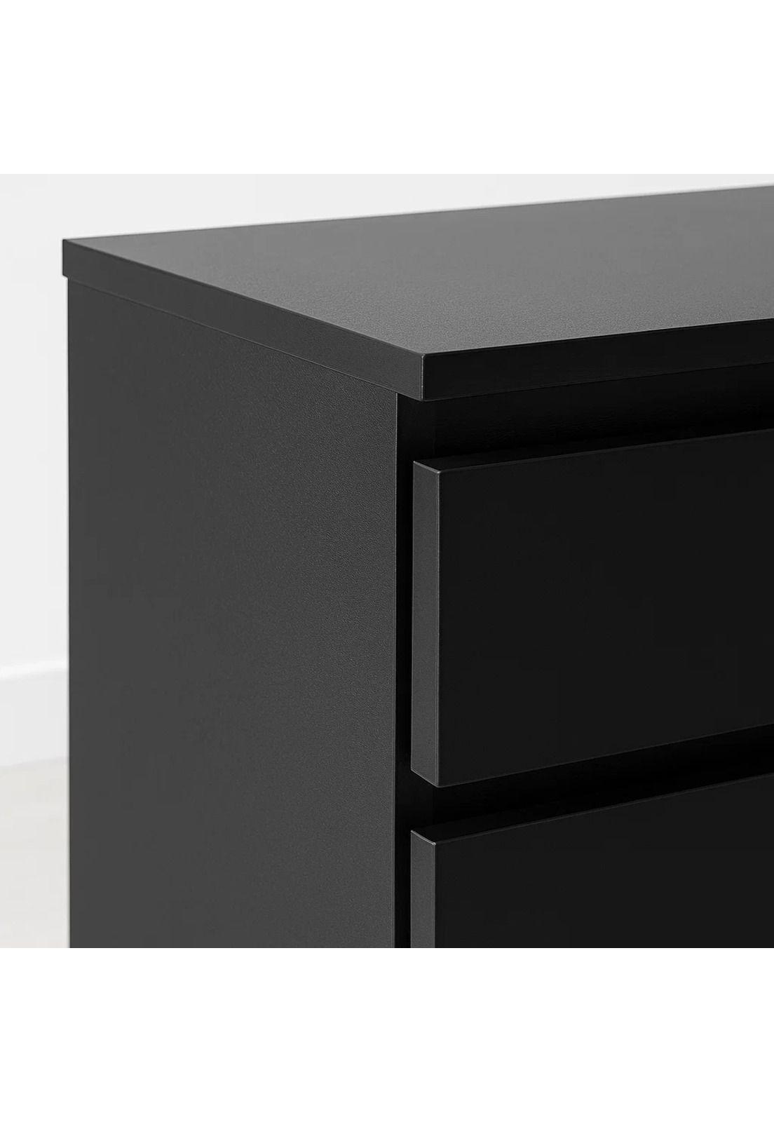 Pack de 2 Veladores Cajon Doble Minimal 30x40 Oscuro-5