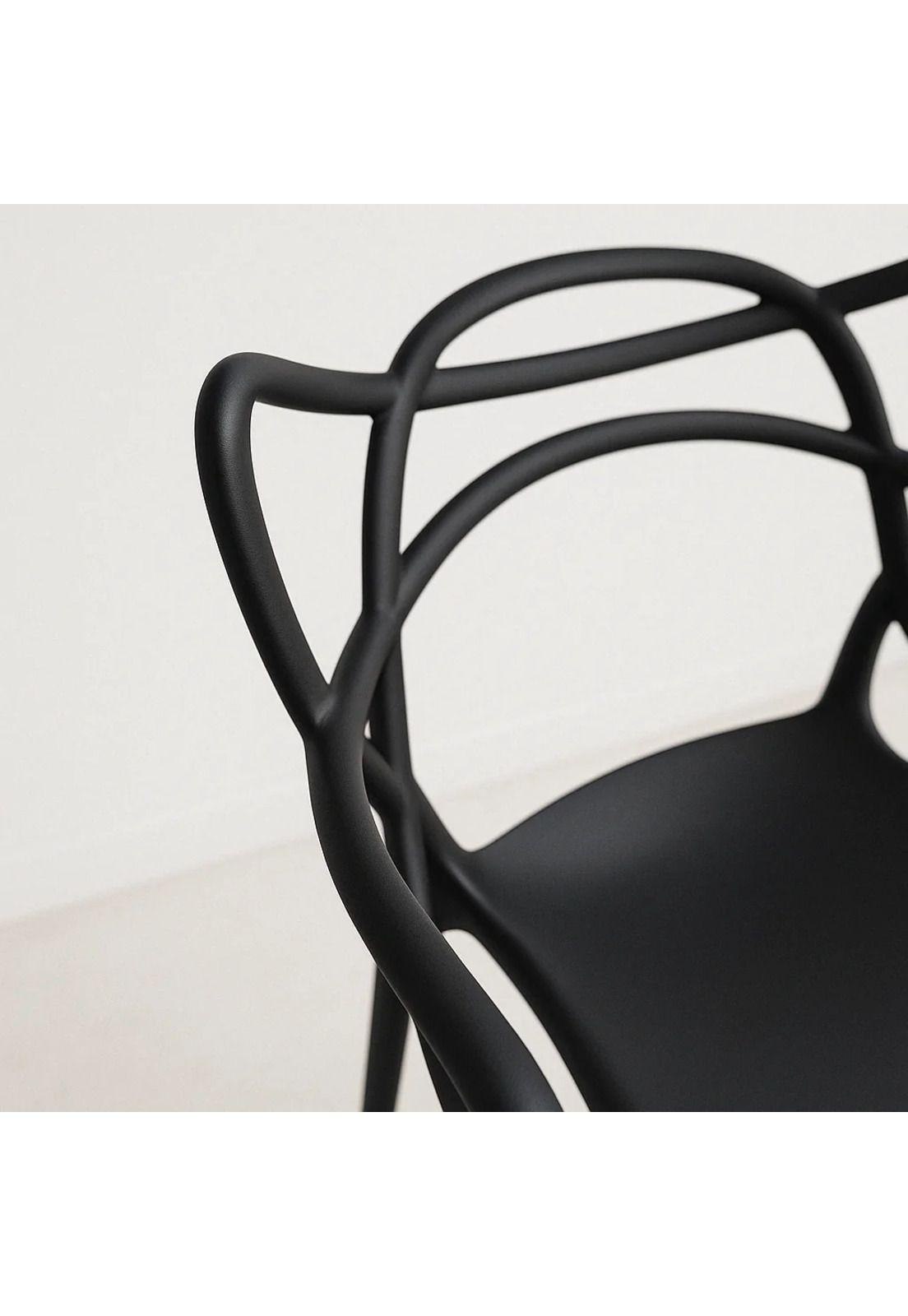 Silla de Terraza Exterior o comedor Master - Negra-5
