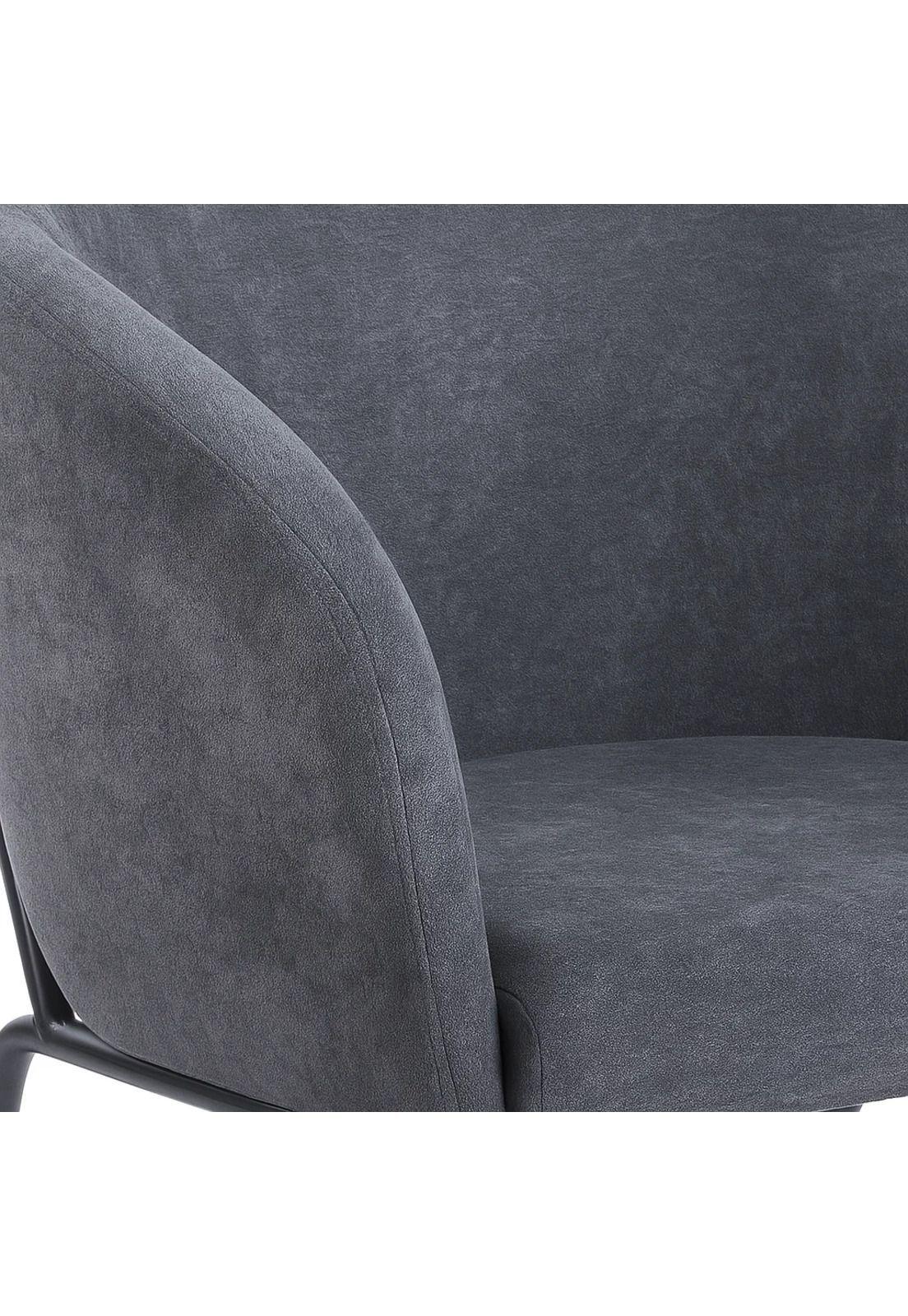 Sillón Arko de Terciopelo - Gris-5
