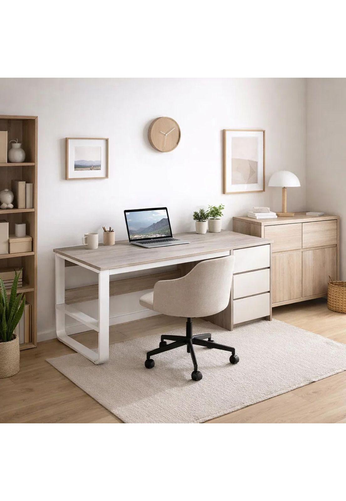 Escritorio con cajones Andorra Gray-2