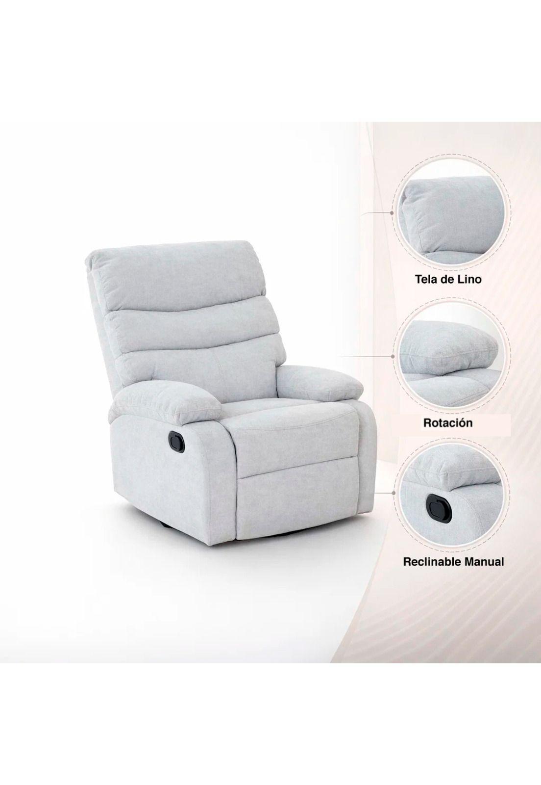 Berger Sillón Bjorny - Gris claro-4
