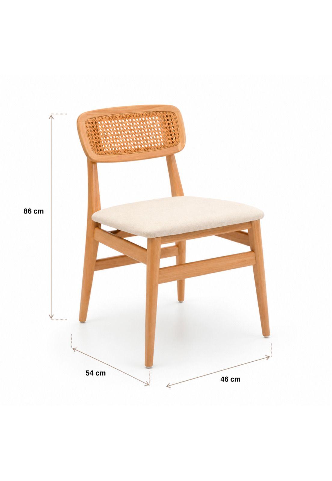 Pack de 2 Sillas de comedor Loke 46x54x86-3