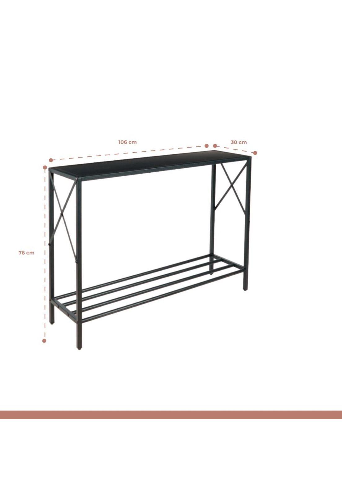 Arrimo tradicional negro metal mdf-3